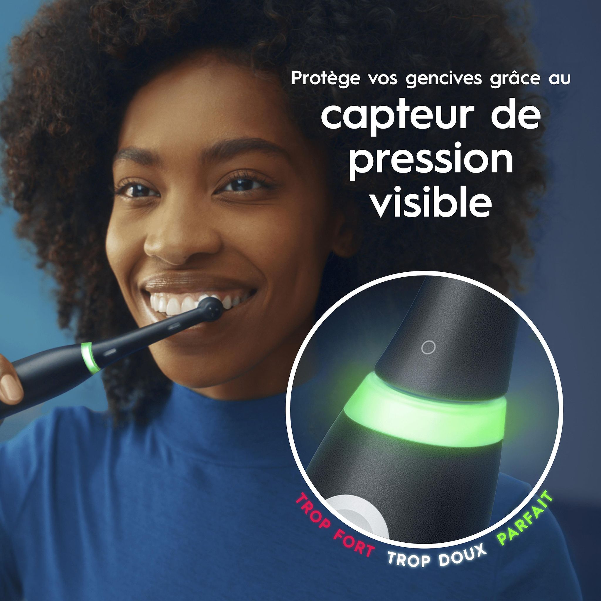 Voir la diapositive 2 : ORAL-B Brosse à dents électrique IO3S - Noir
