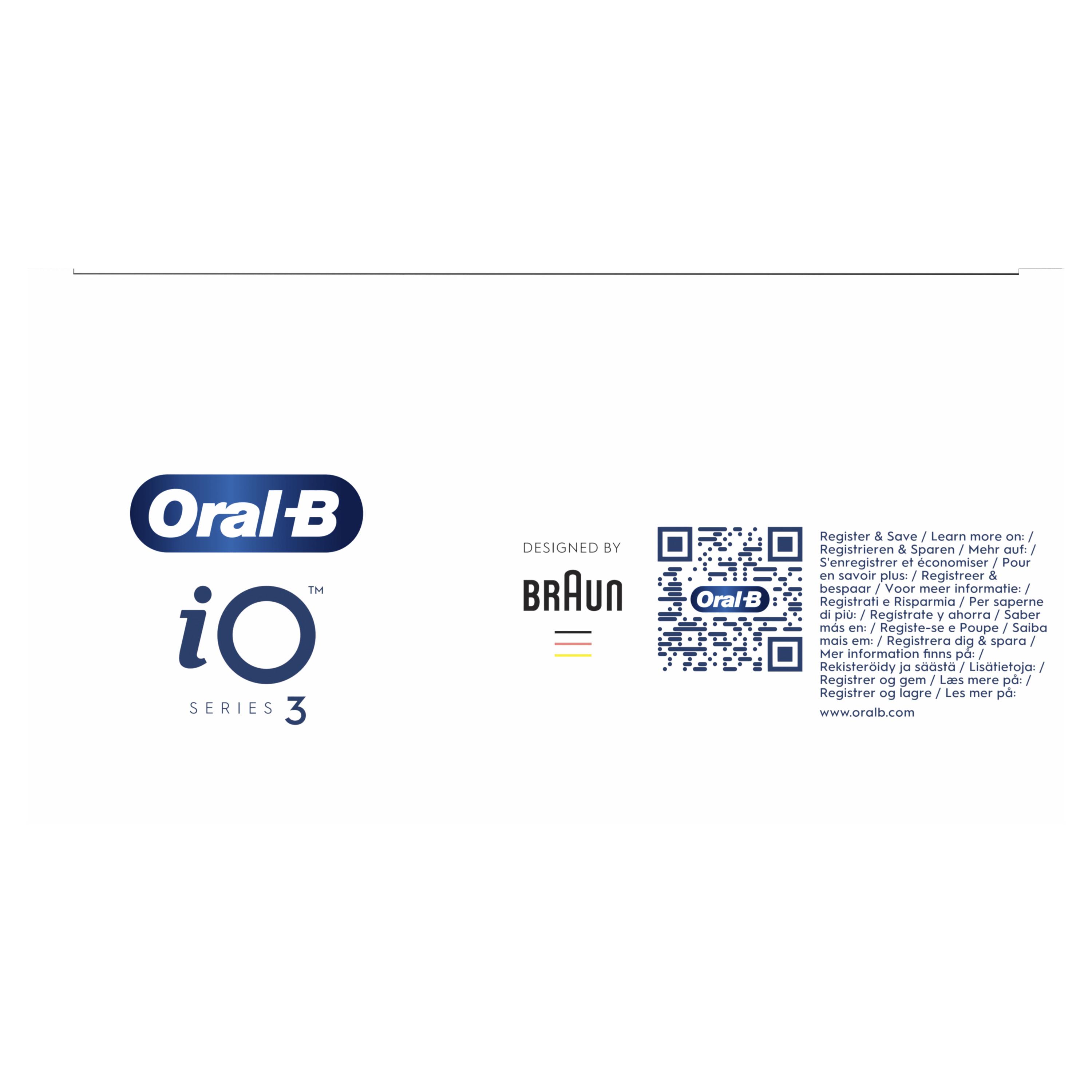 Voir la diapositive 12 : ORAL-B Brosse à dents électrique IO3S - Noir