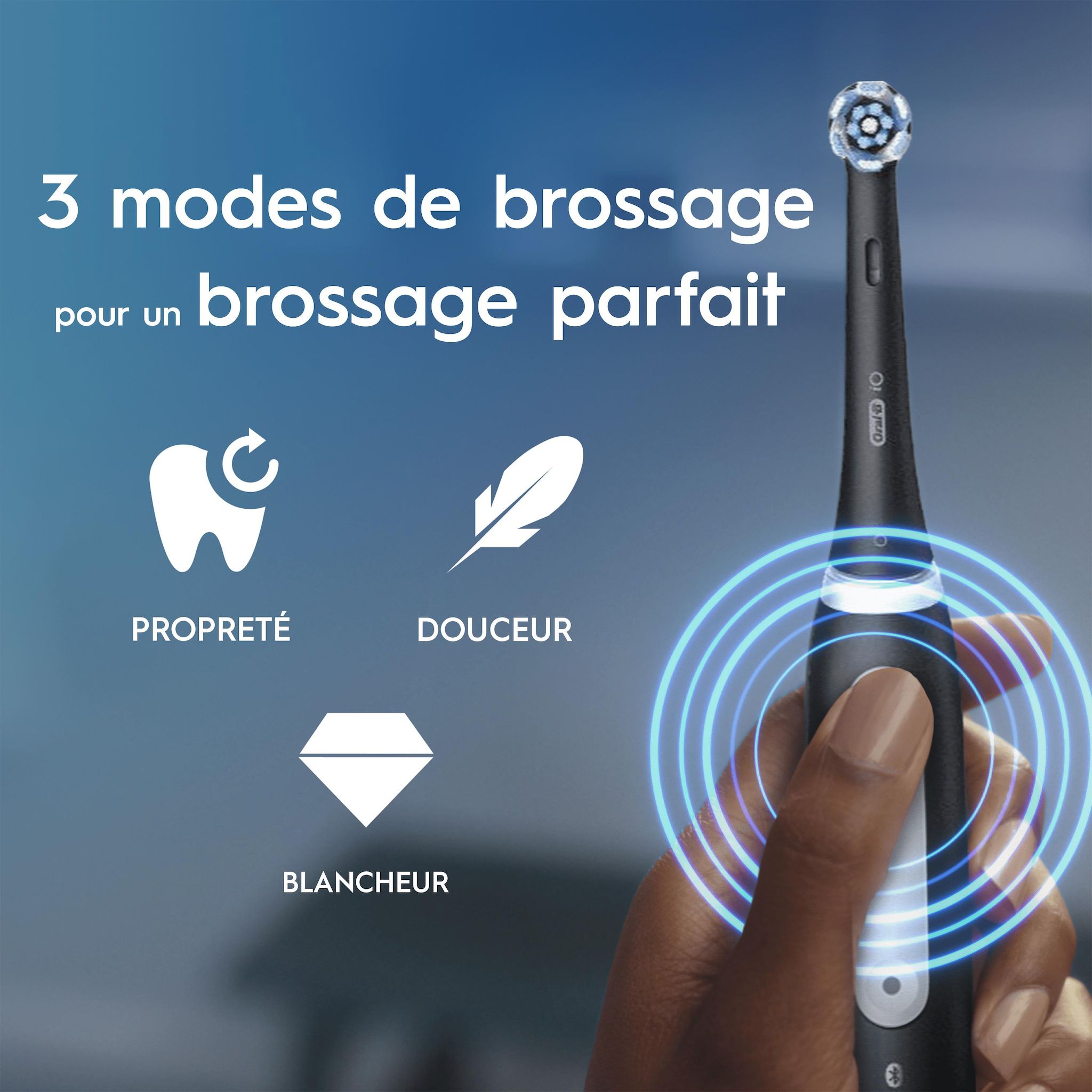Voir la diapositive 5 : ORAL-B Brosse à dents électrique IO3S - Noir