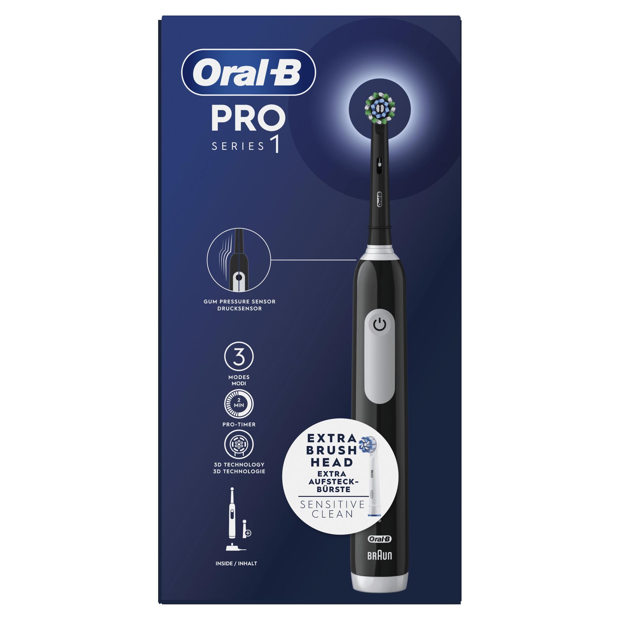 Voir la diapositive 7 : ORAL-B Brosse à dents électrique PRO 1 N - Noir