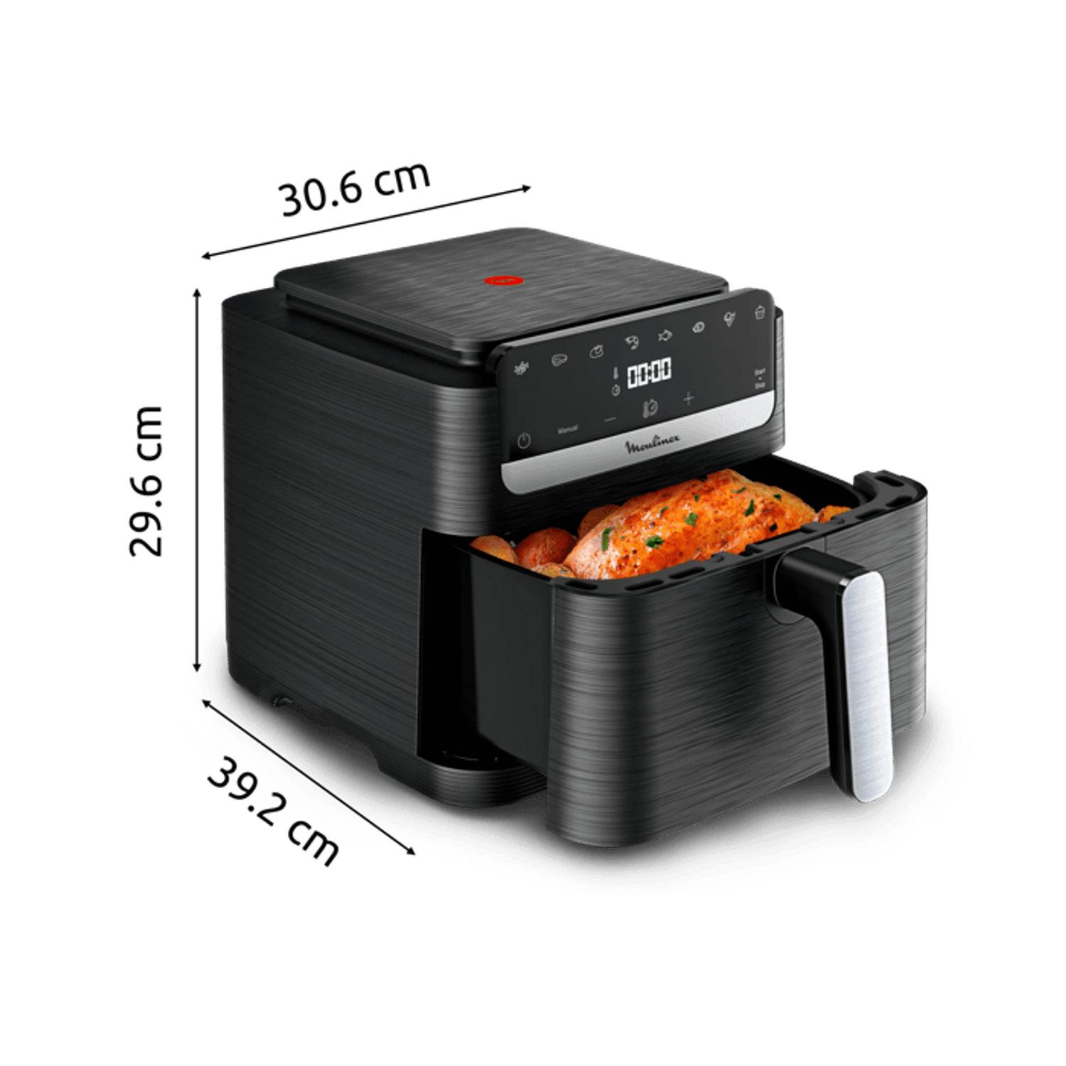 Voir la diapositive 7 : MOULINEX Friteuse sans huile à air chaud EZ8618F0 - Noir