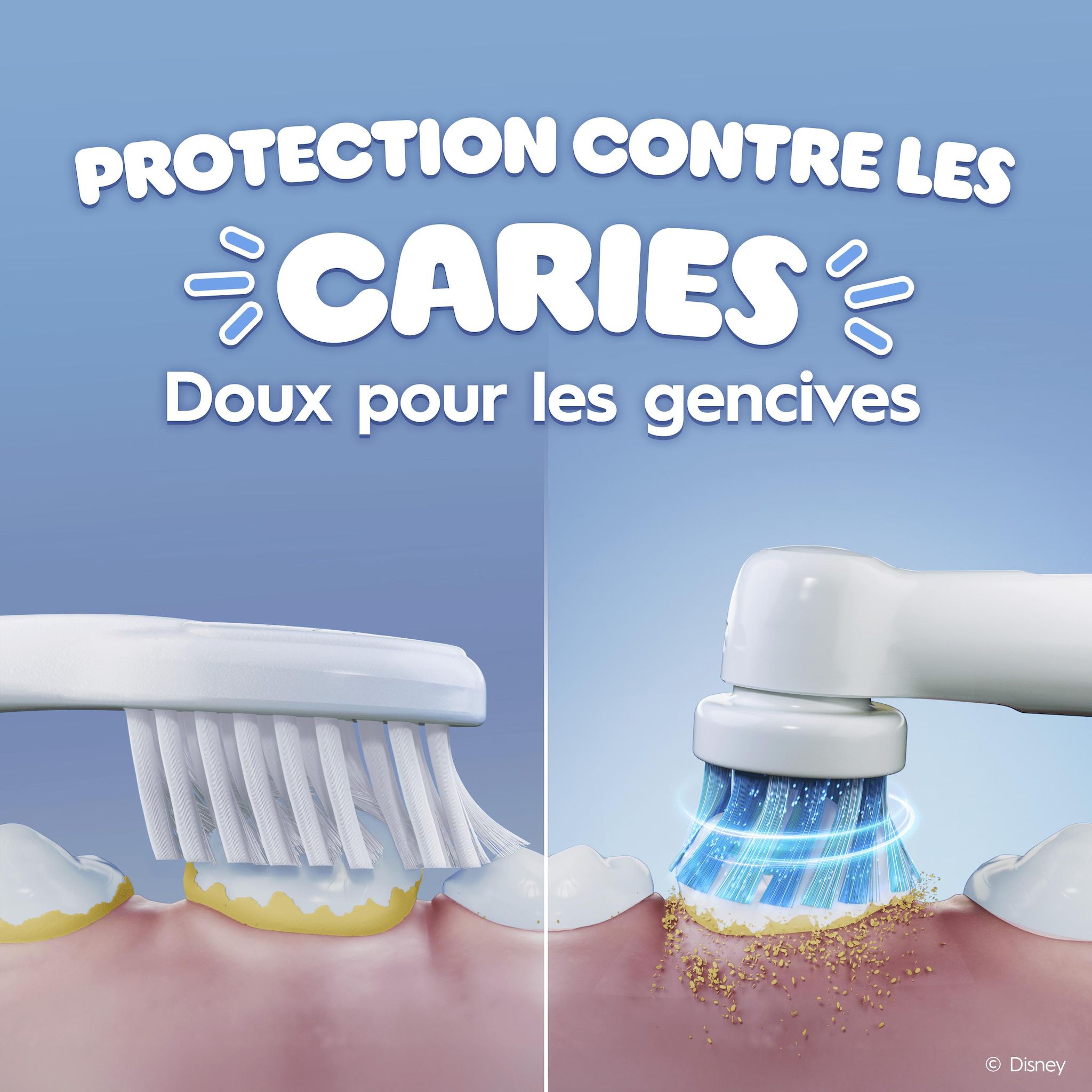 Voir la diapositive 2 : ORAL-B Brosse à dents électrique Kids Le Roi Lion