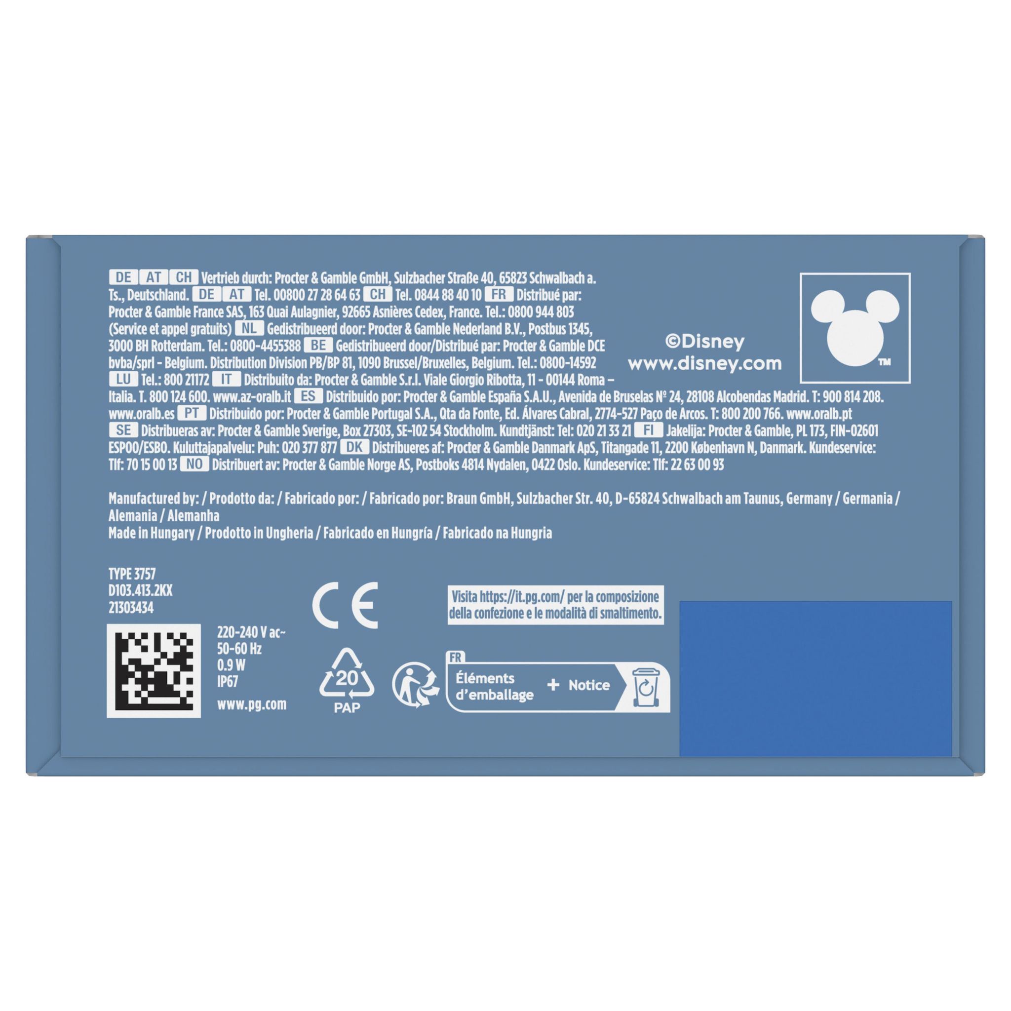 Voir la diapositive 12 : ORAL-B Brosse à dents électrique Kids Le Roi Lion