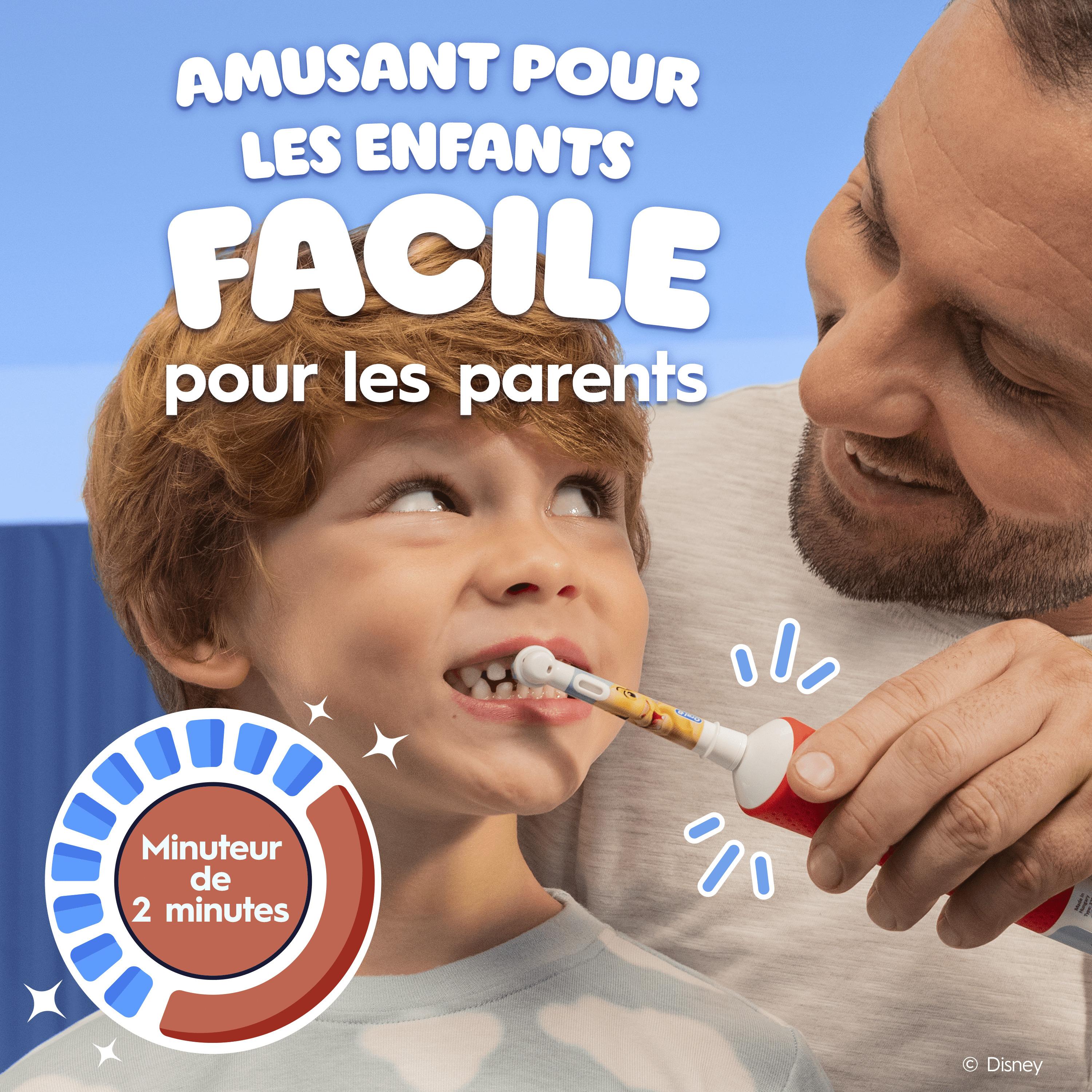 Voir la diapositive 7 : ORAL-B Brosse à dents électrique Kids Le Roi Lion