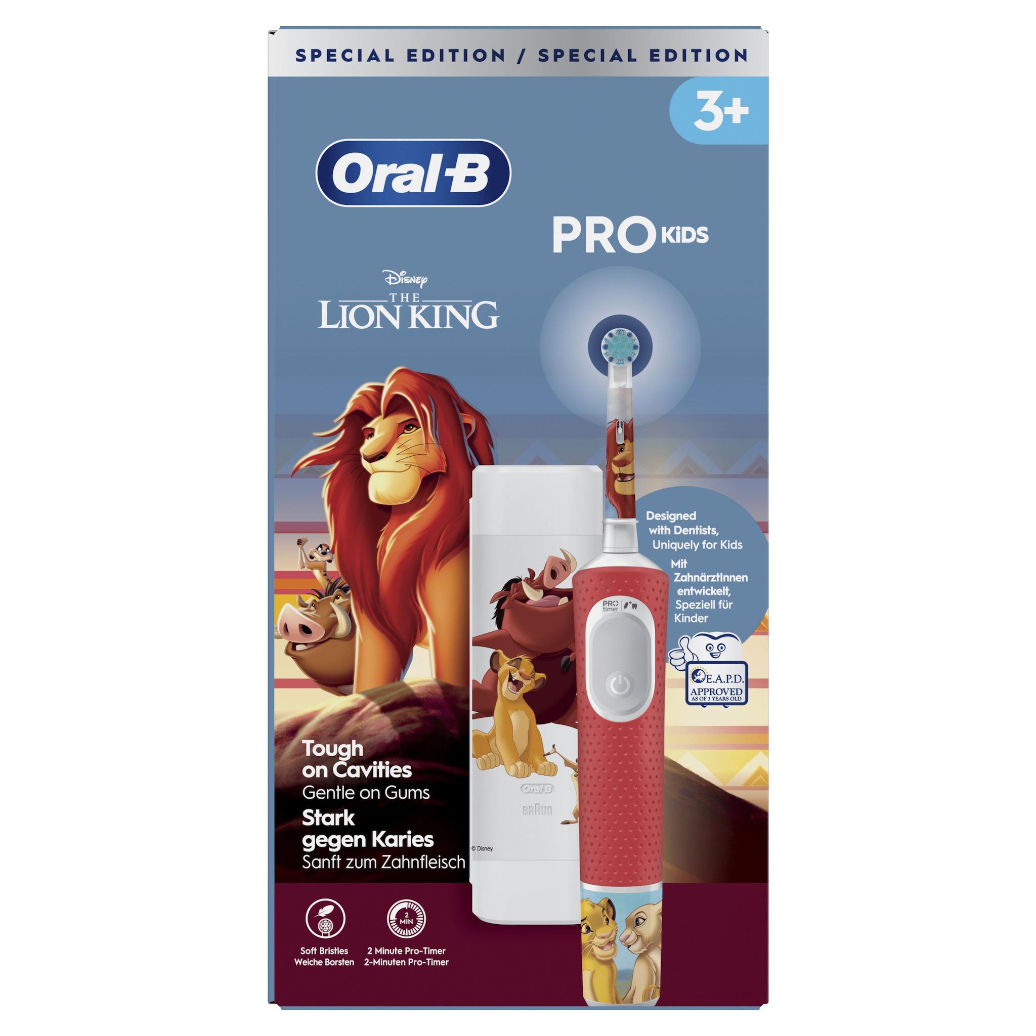 Voir la diapositive 8 : ORAL-B Brosse à dents électrique Kids Le Roi Lion