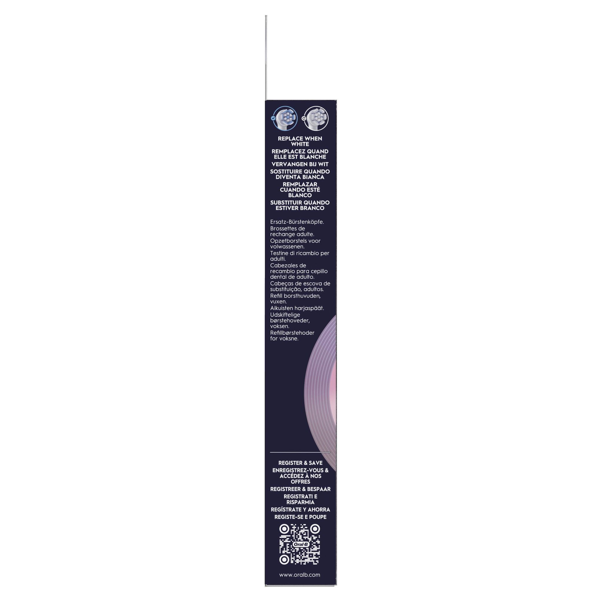 Voir la diapositive 12 : ORAL-B Lot de 6 brossettes Gentle Care