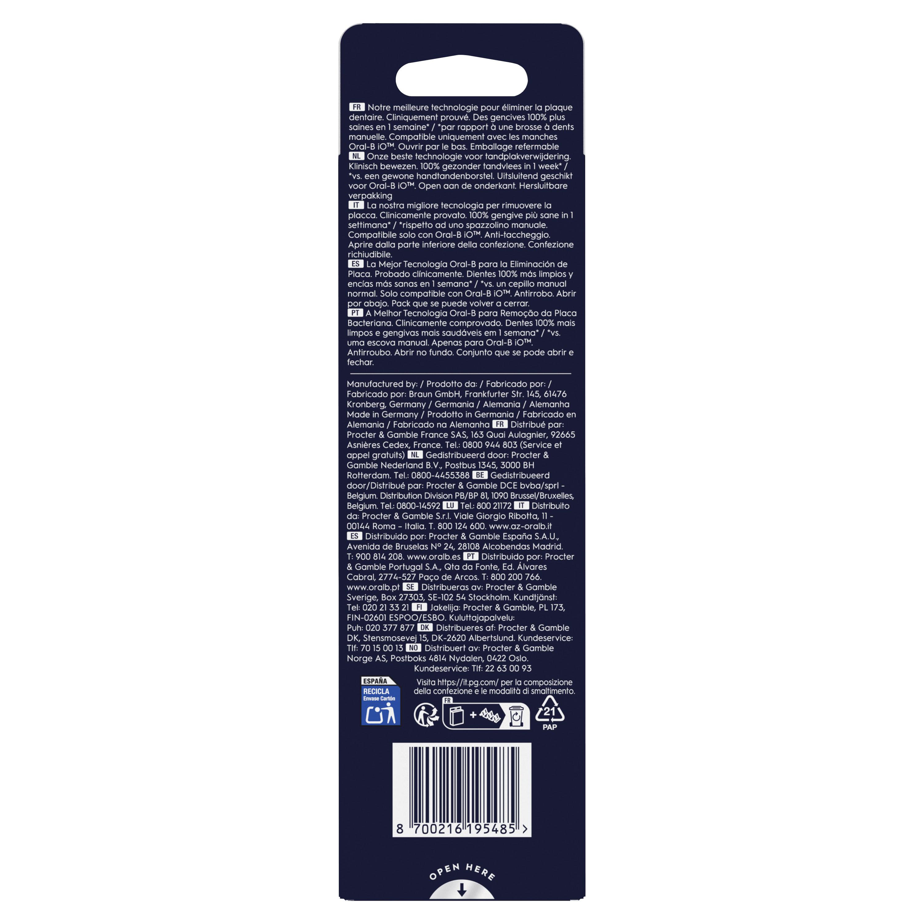 Voir la diapositive 11 : ORAL-B Lot de 6 brossettes Gentle Care
