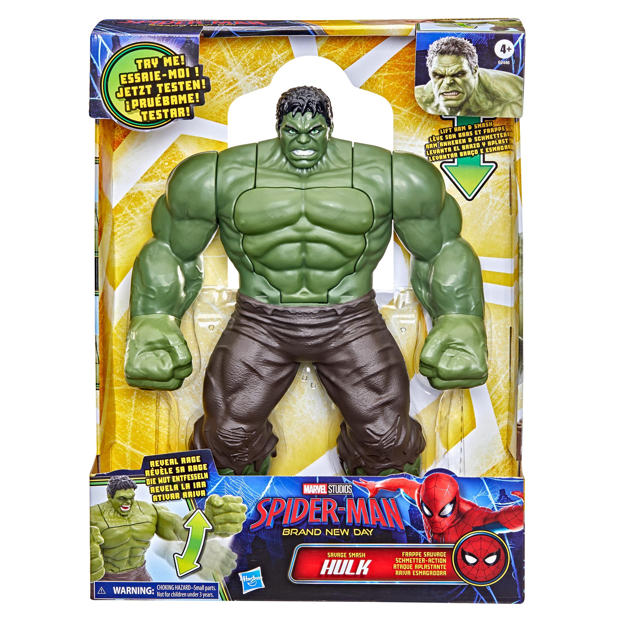 HASBRO Figurine 29cm Hulk Frappe sauvage - Spider-Man Brand New Day