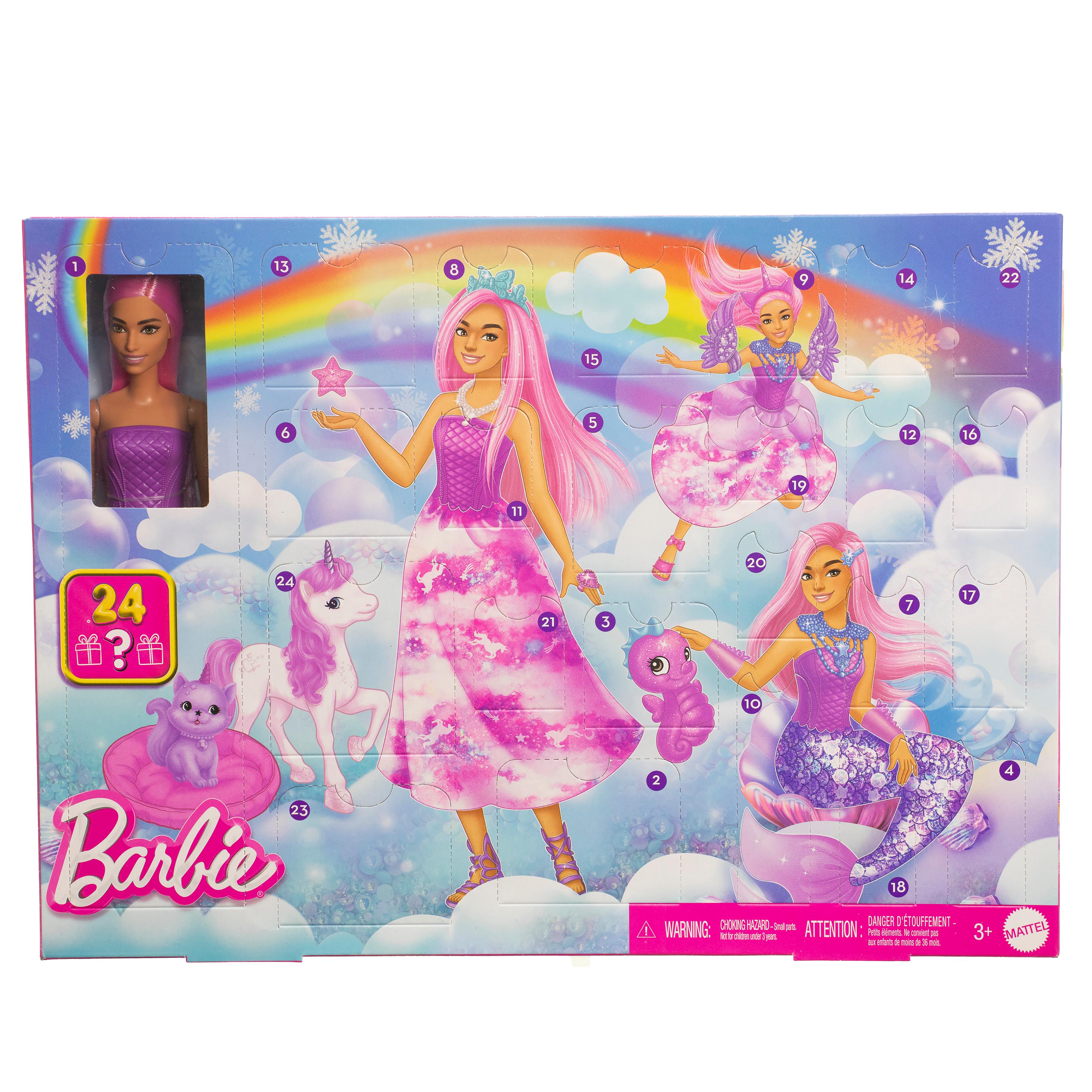 MATTEL Calendrier de l'avent Barbie Fantasy