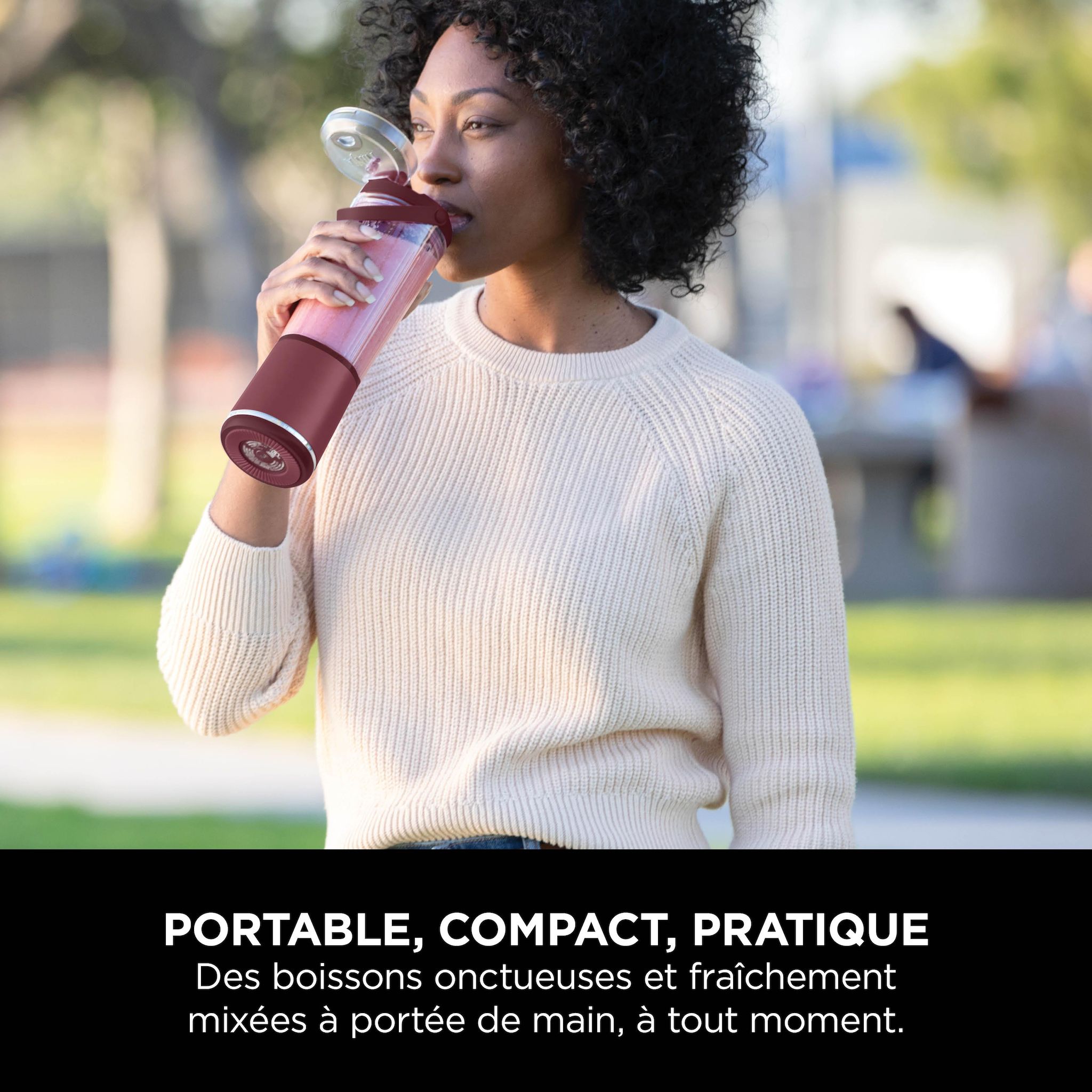 Voir la diapositive 3 : NINJA Blender BC151EUCR - Rouge