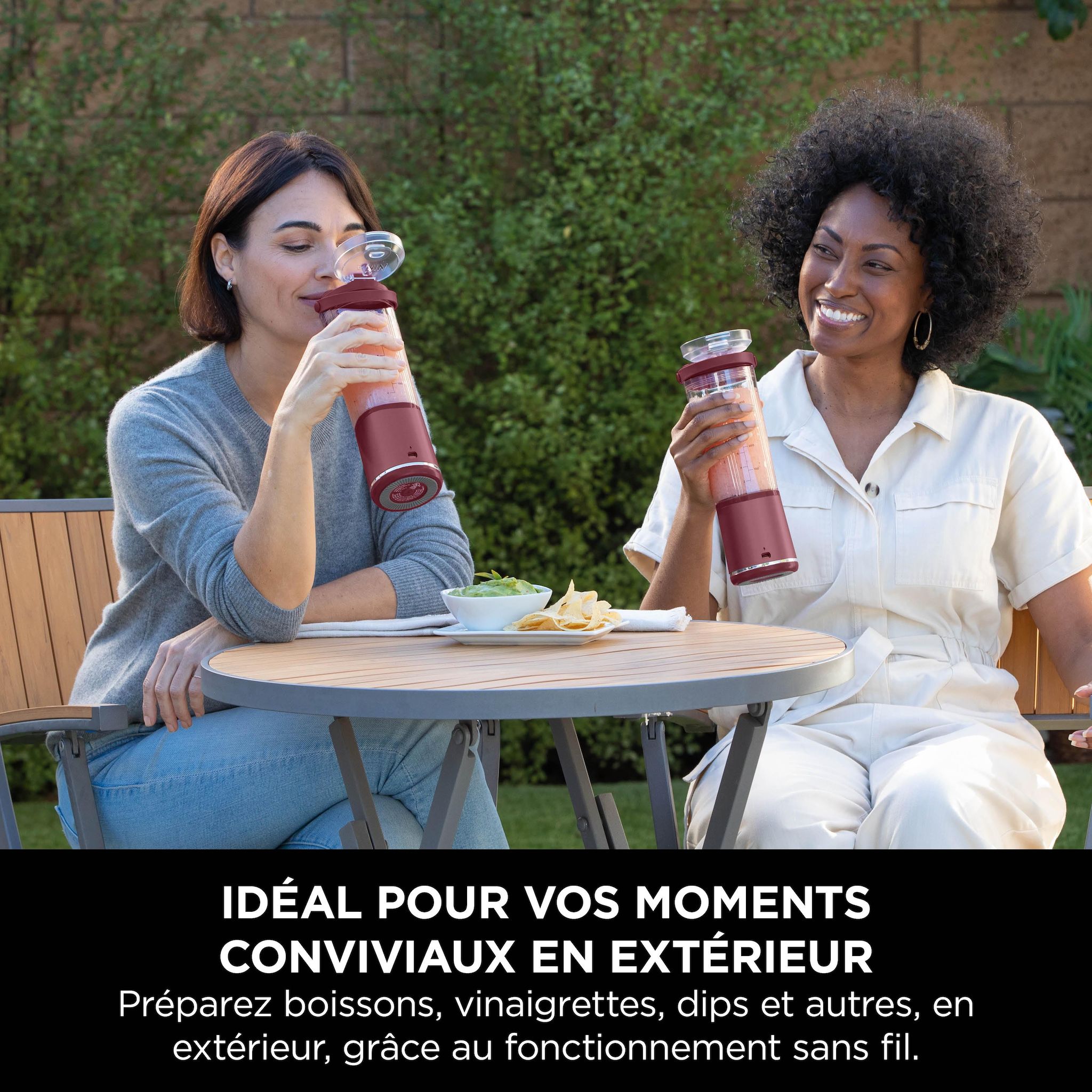 Voir la diapositive 4 : NINJA Blender BC151EUCR - Rouge