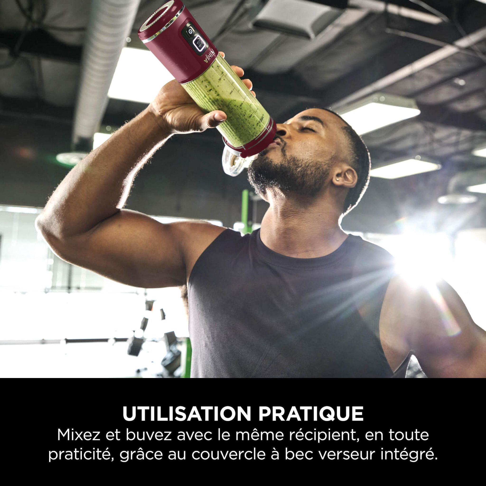 Voir la diapositive 6 : NINJA Blender BC151EUCR - Rouge