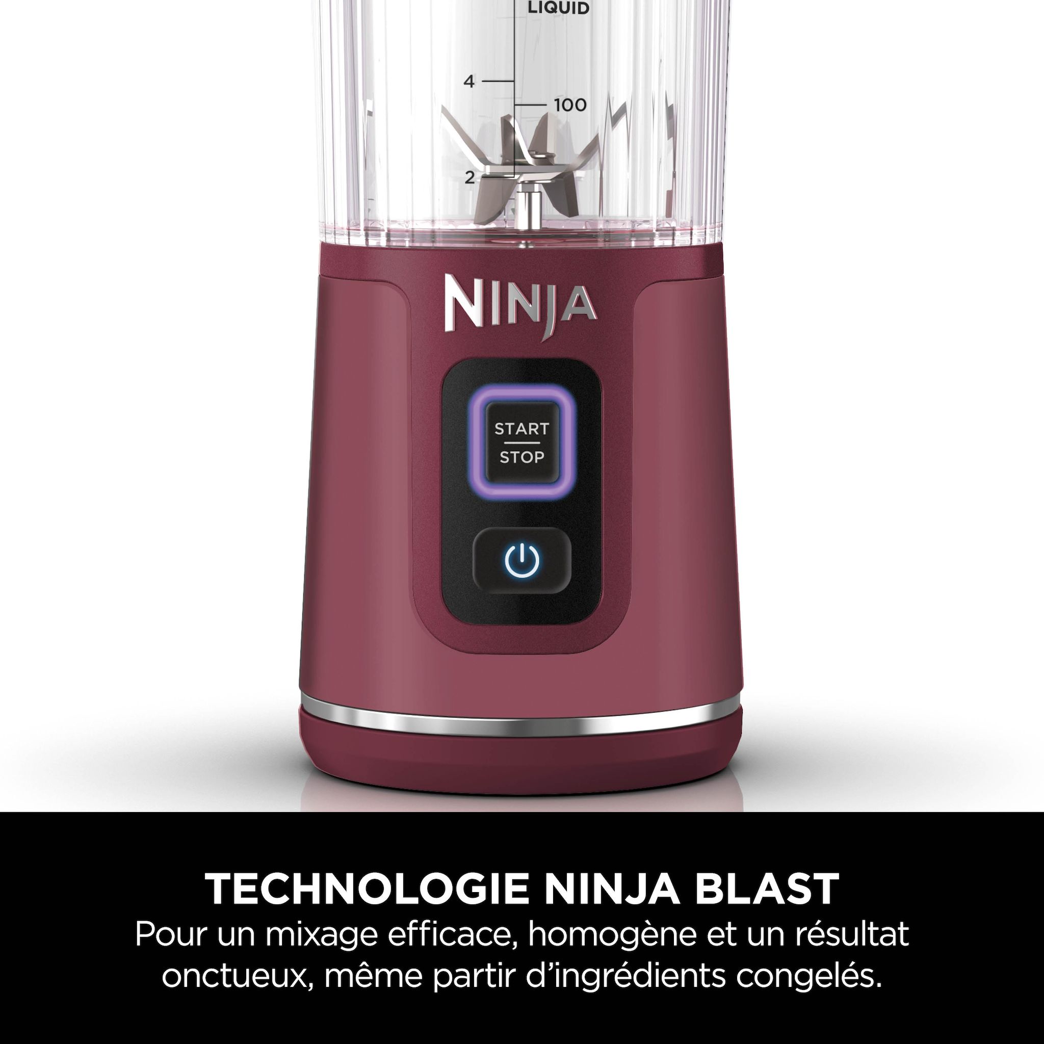 Voir la diapositive 10 : NINJA Blender BC151EUCR - Rouge