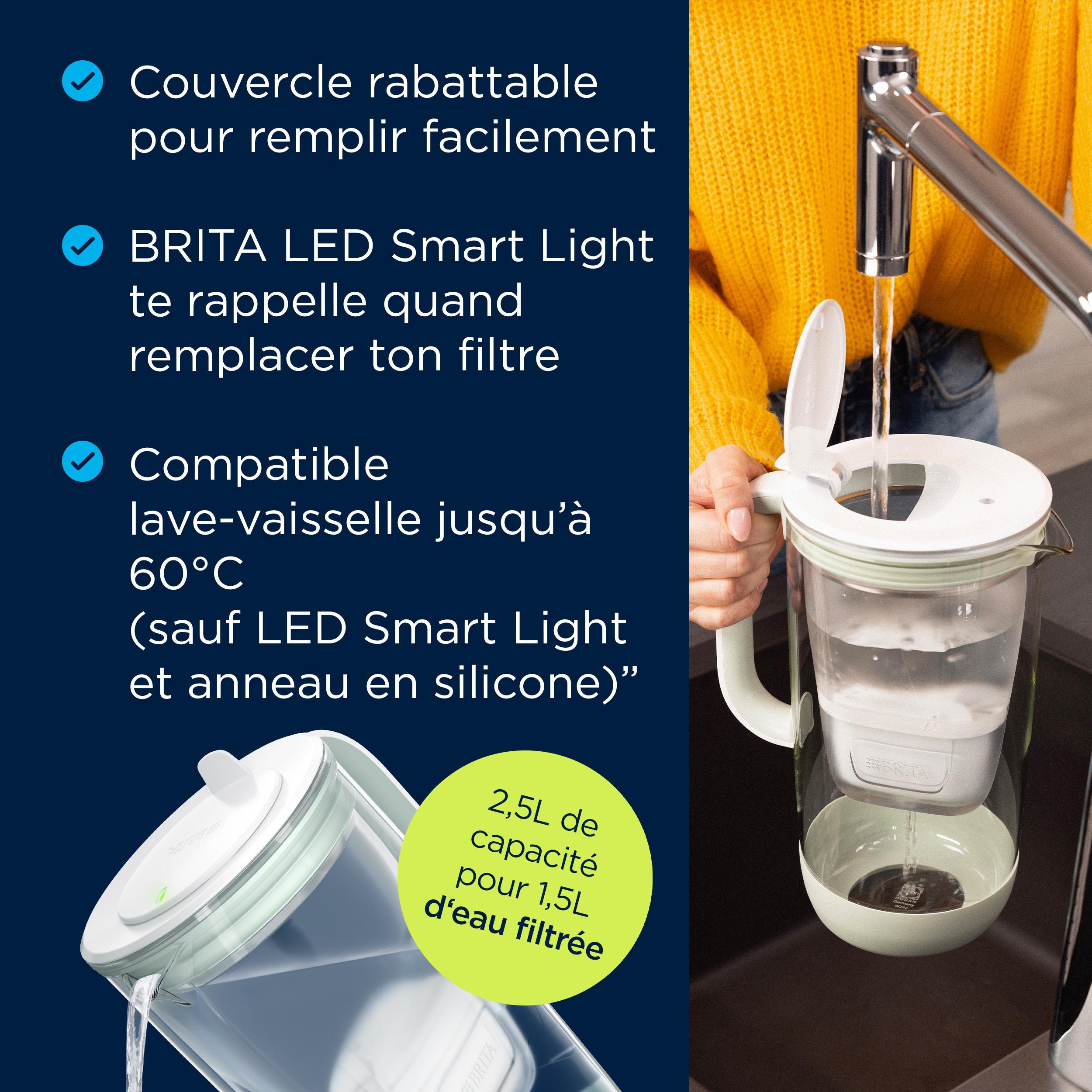 Voir la diapositive 3 : BRITA Carafe en verre + 2 cartouches MAXTRA PRO Pure Performance - Vert