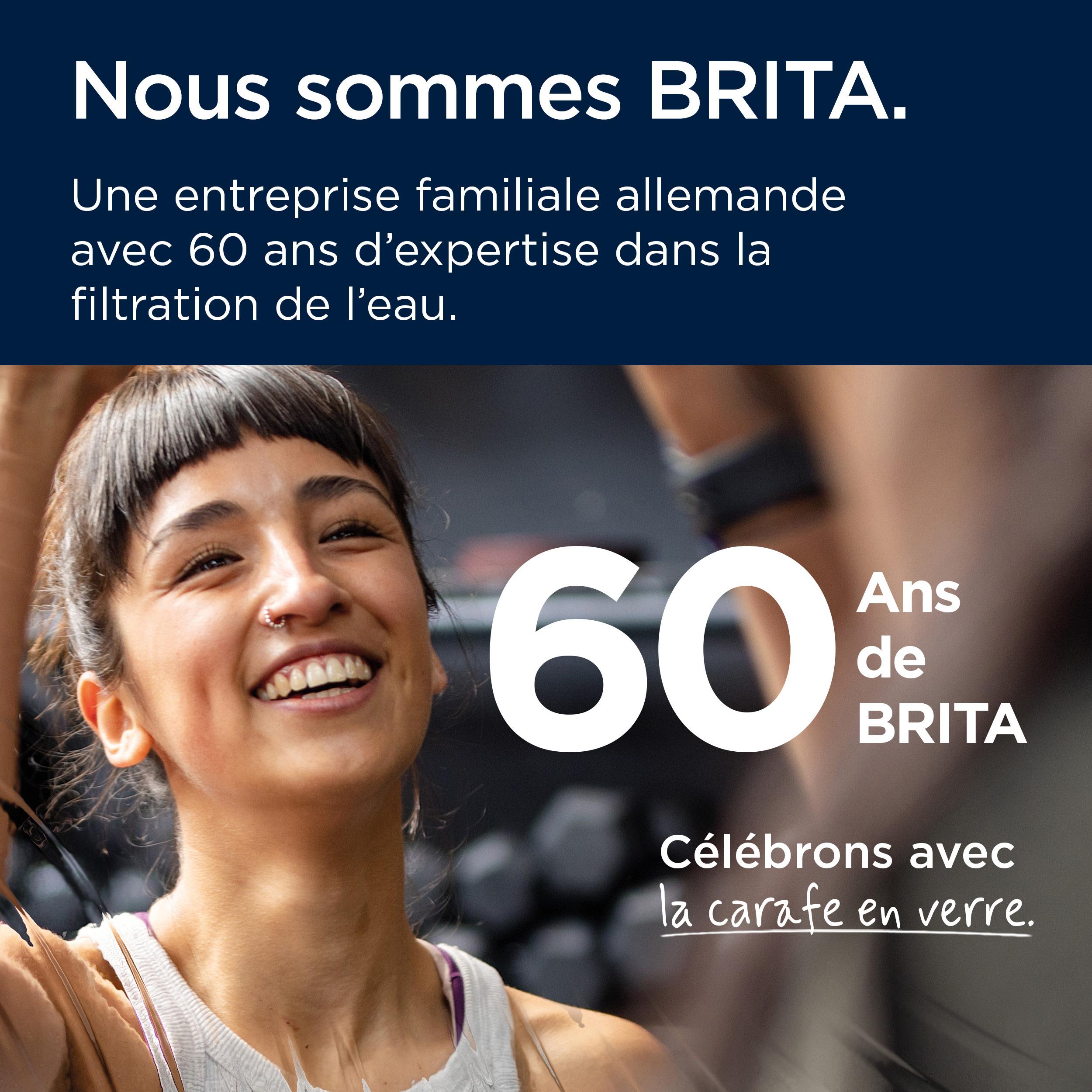 Voir la diapositive 5 : BRITA Carafe en verre + 2 cartouches MAXTRA PRO Pure Performance - Vert