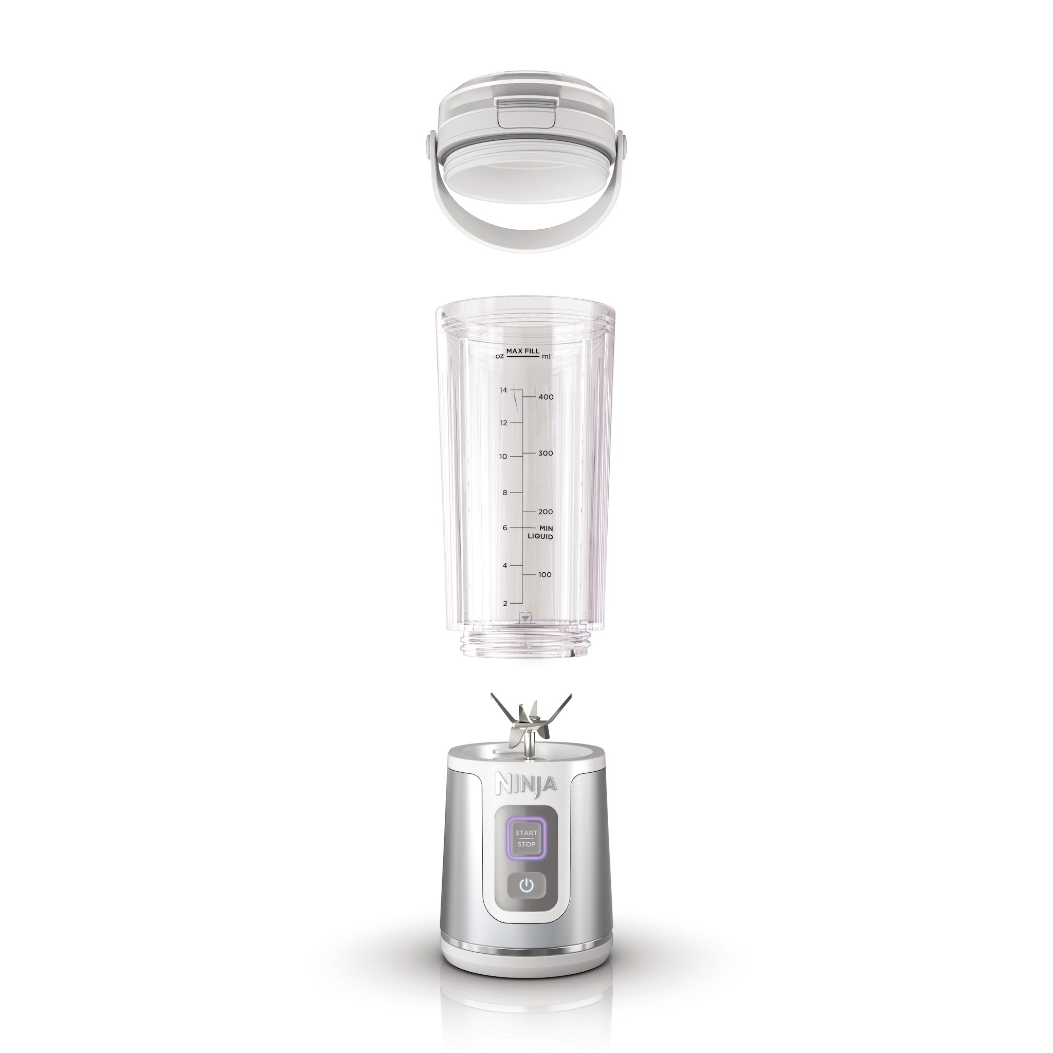 Voir la diapositive 2 : NINJA Blender BC151EUWH - Blanc