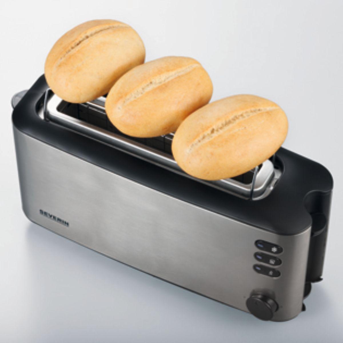 Voir la diapositive 5 : SEVERIN Grille pain AT2515 - Inox