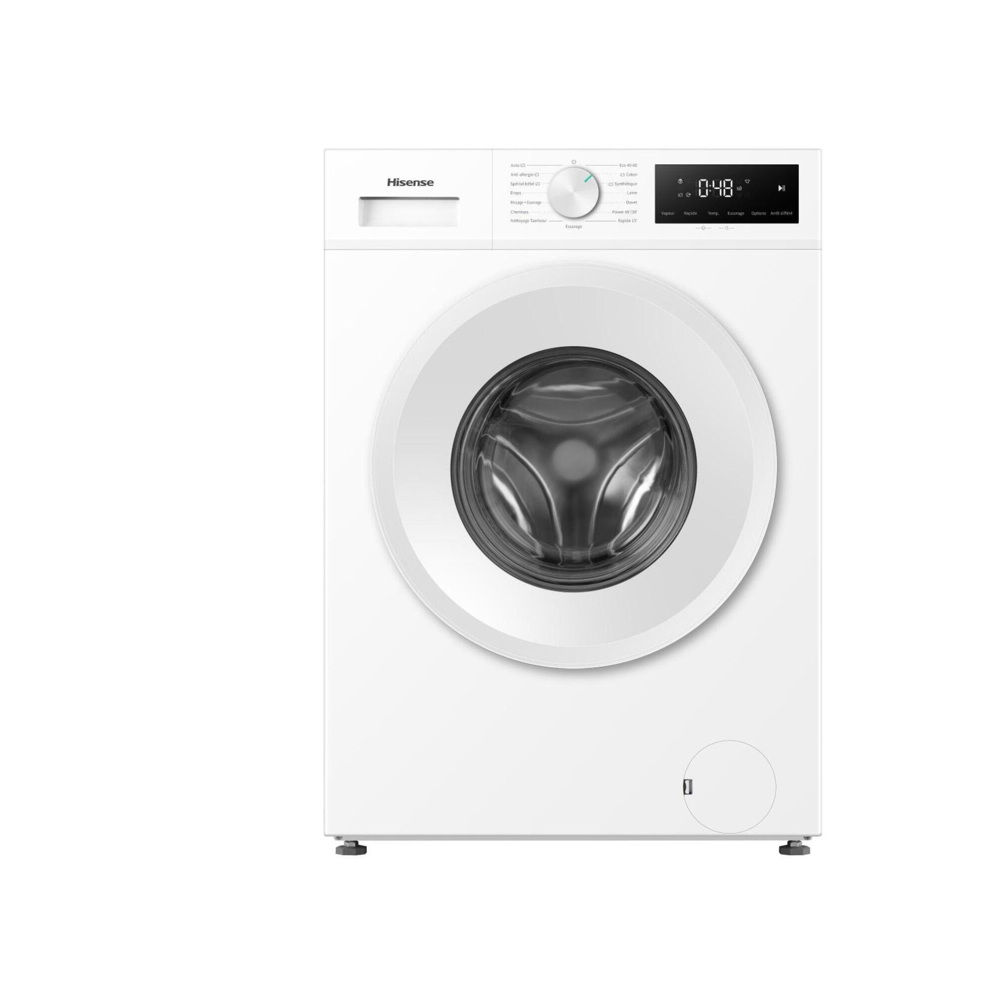 HISENSE Lave linge induction hublot WF1I9041BW, 9 kg, 1400 T/min, A