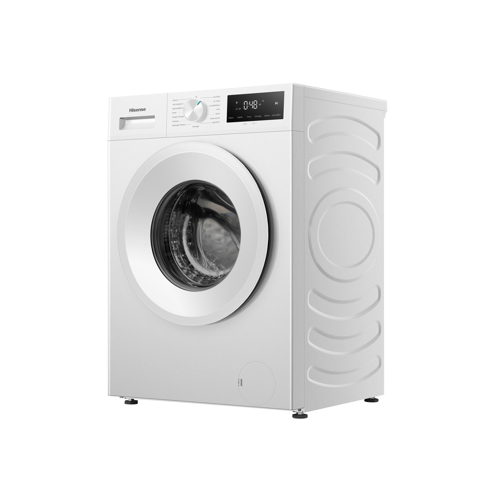 Voir la diapositive 3 : HISENSE Lave linge induction hublot WF1I9041BW, 9 kg, 1400 T/min, A