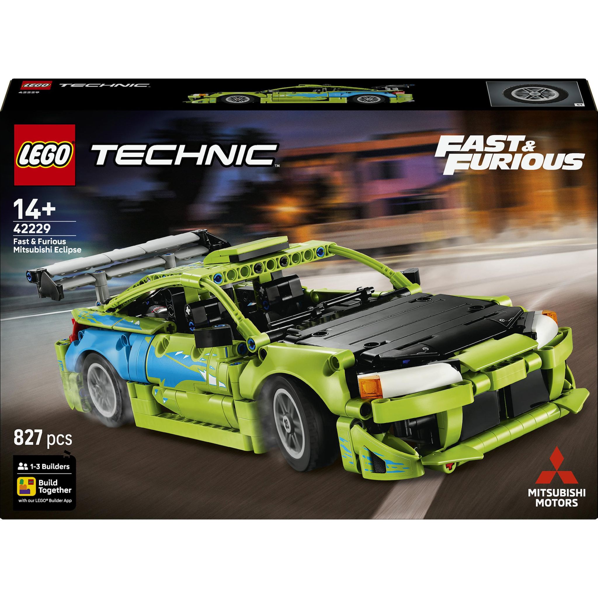 LEGO Technic 42229 - Voiture Mitsubishi Eclipse The Fats and The Furious