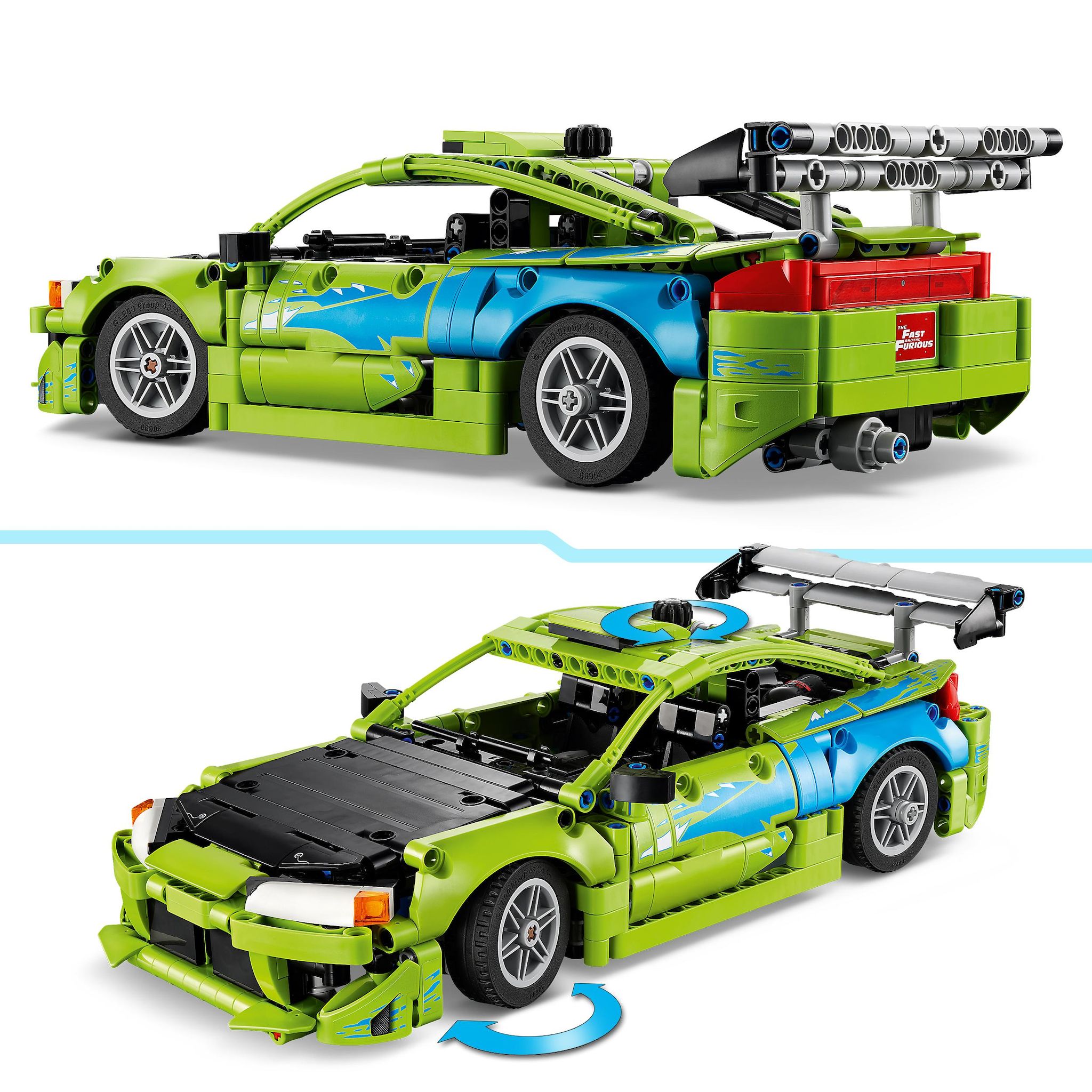 Voir la diapositive 4 : LEGO Technic 42229 - Voiture Mitsubishi Eclipse The Fats and The Furious