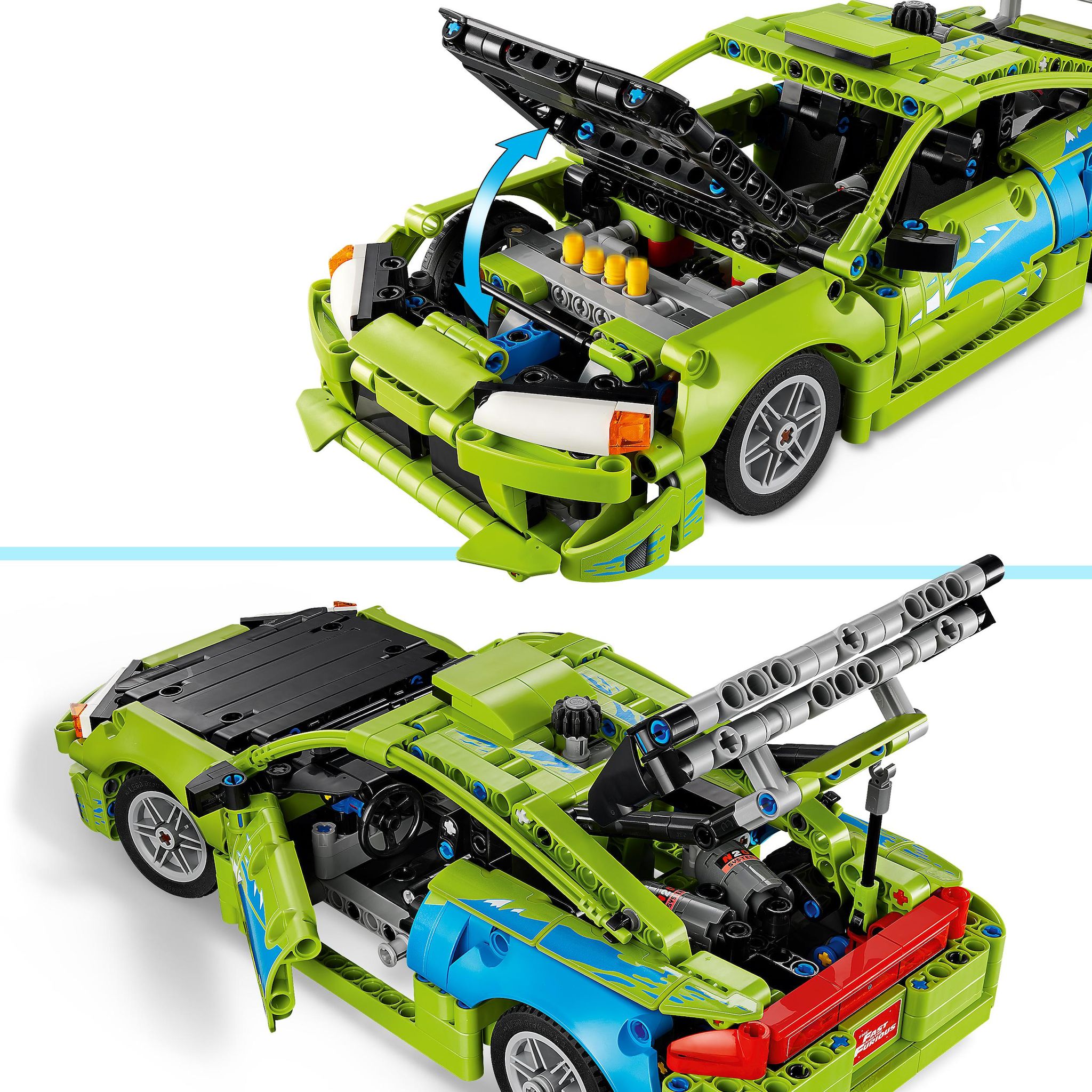 Voir la diapositive 5 : LEGO Technic 42229 - Voiture Mitsubishi Eclipse The Fats and The Furious