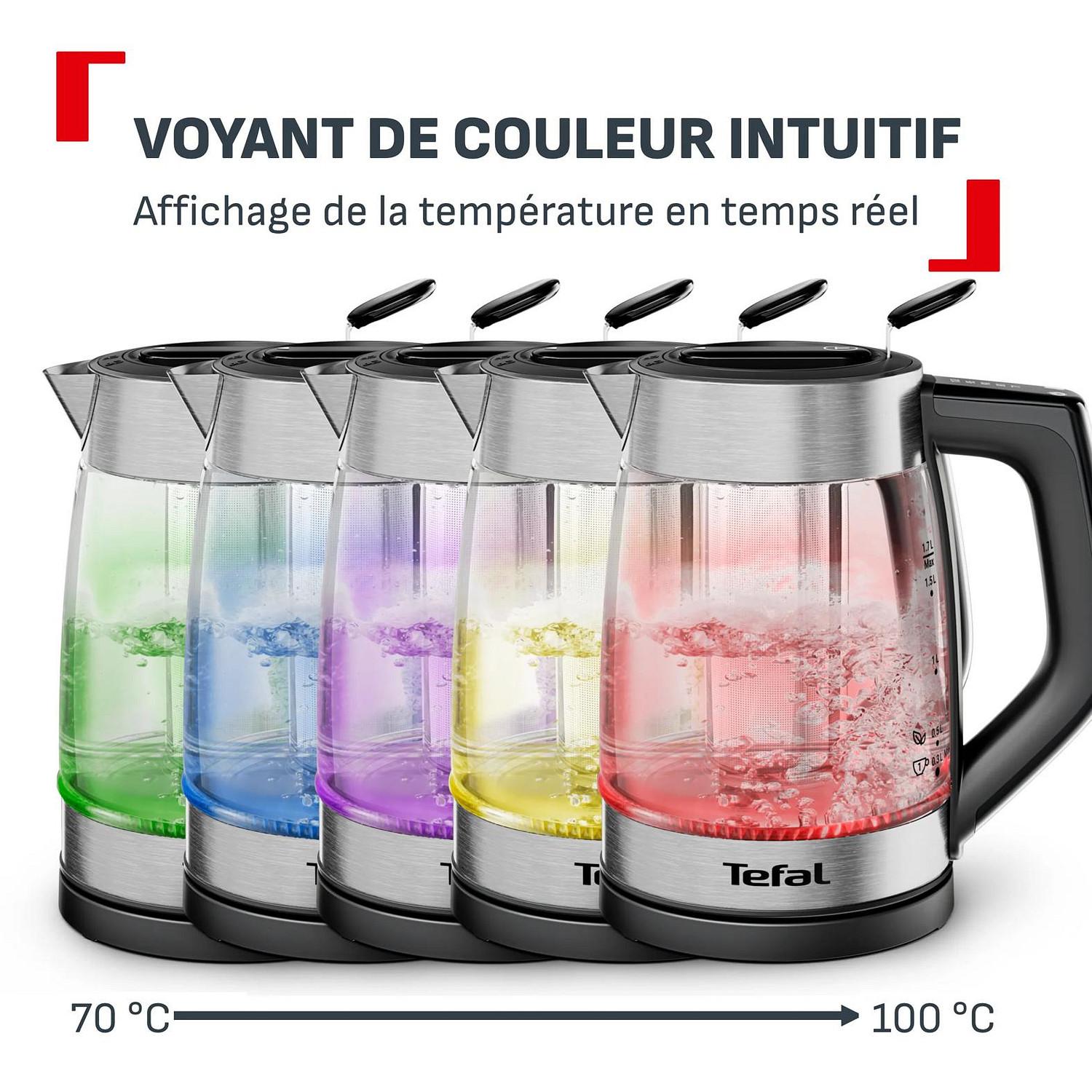 Voir la diapositive 4 : TEFAL Bouilloire BJ760DEO - Inox Brossé