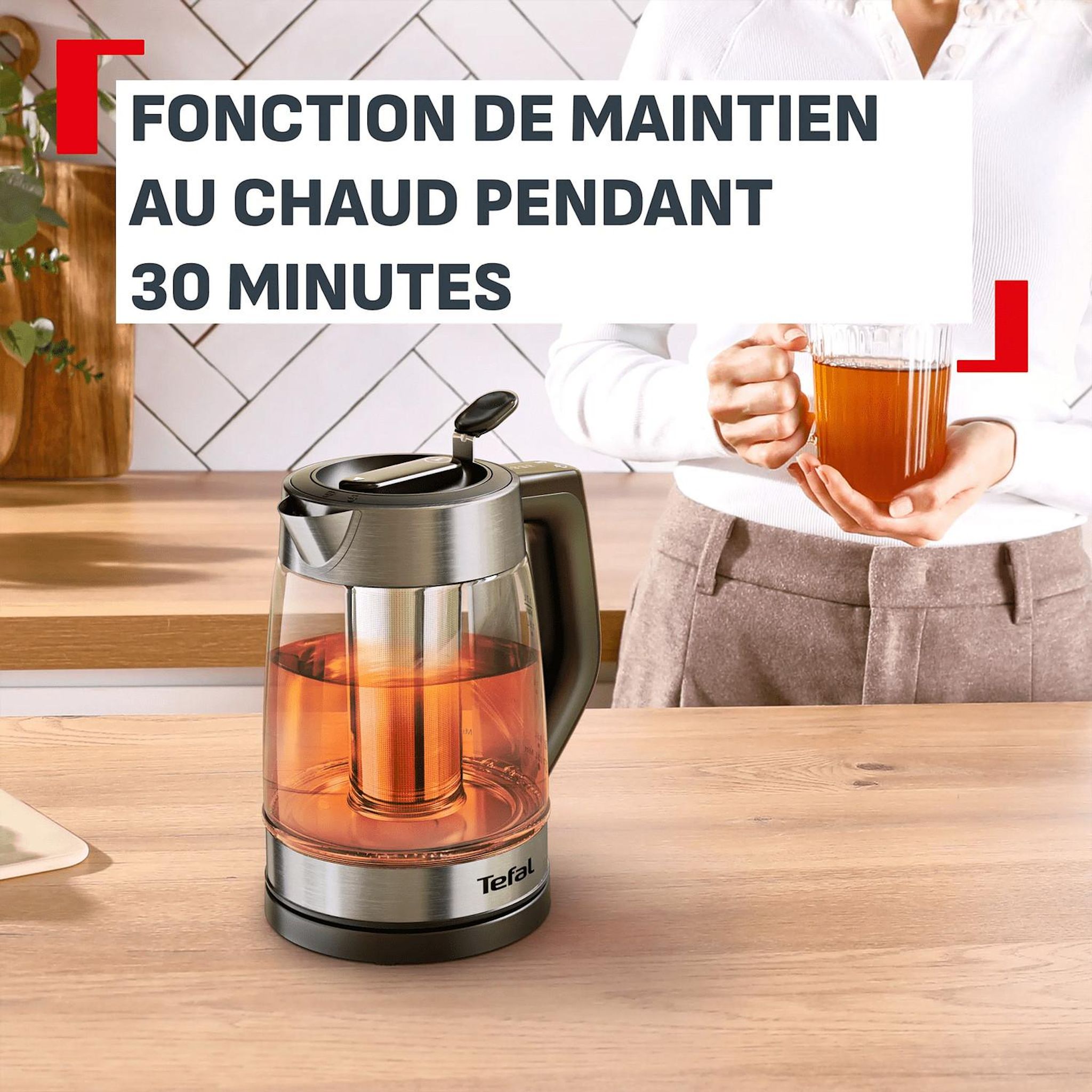 Voir la diapositive 6 : TEFAL Bouilloire BJ760DEO - Inox Brossé