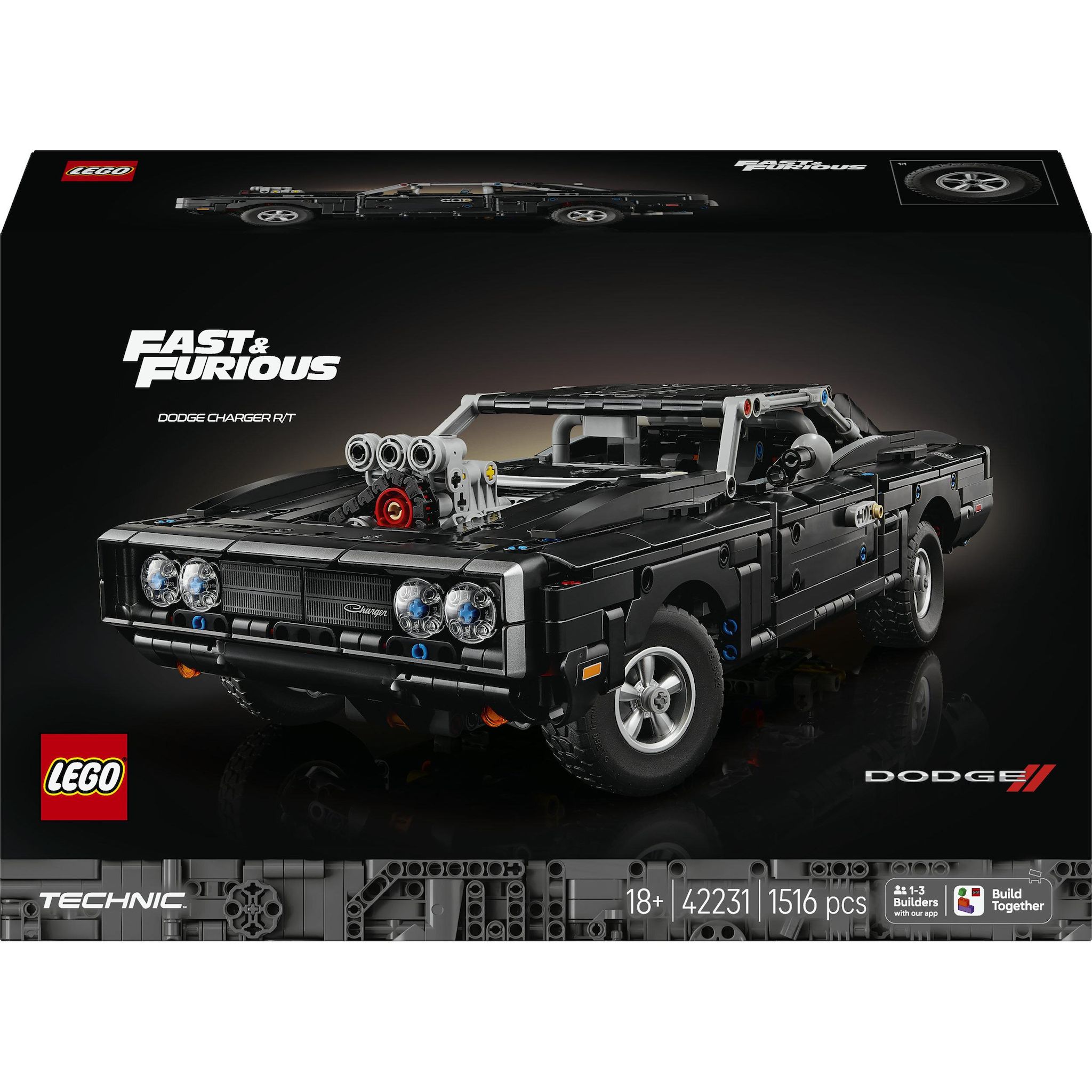LEGO Technic 42231 - Voiture Dodge Charger R/T The Fast and The Furious