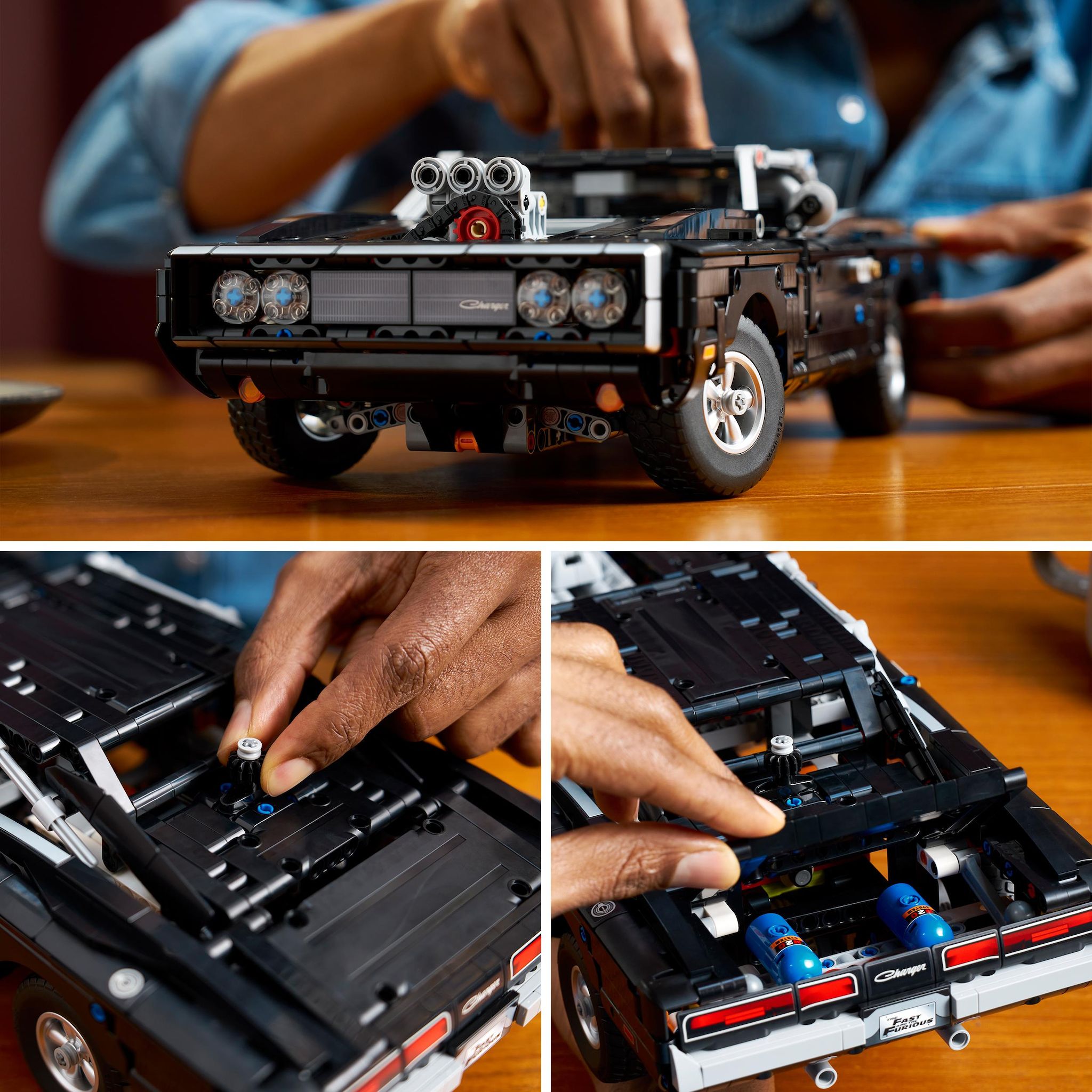 Voir la diapositive 5 : LEGO Technic 42231 - Voiture Dodge Charger R/T The Fast and The Furious