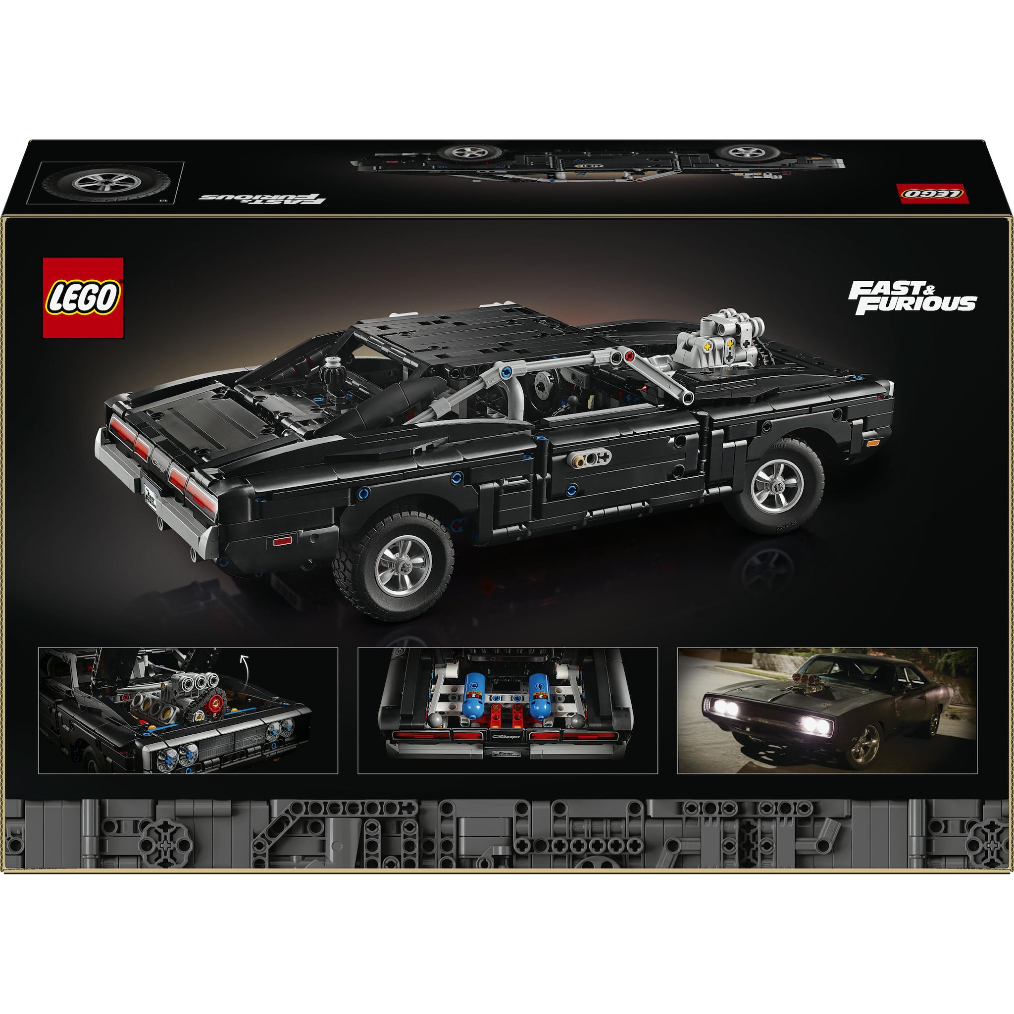 Voir la diapositive 7 : LEGO Technic 42231 - Voiture Dodge Charger R/T The Fast and The Furious