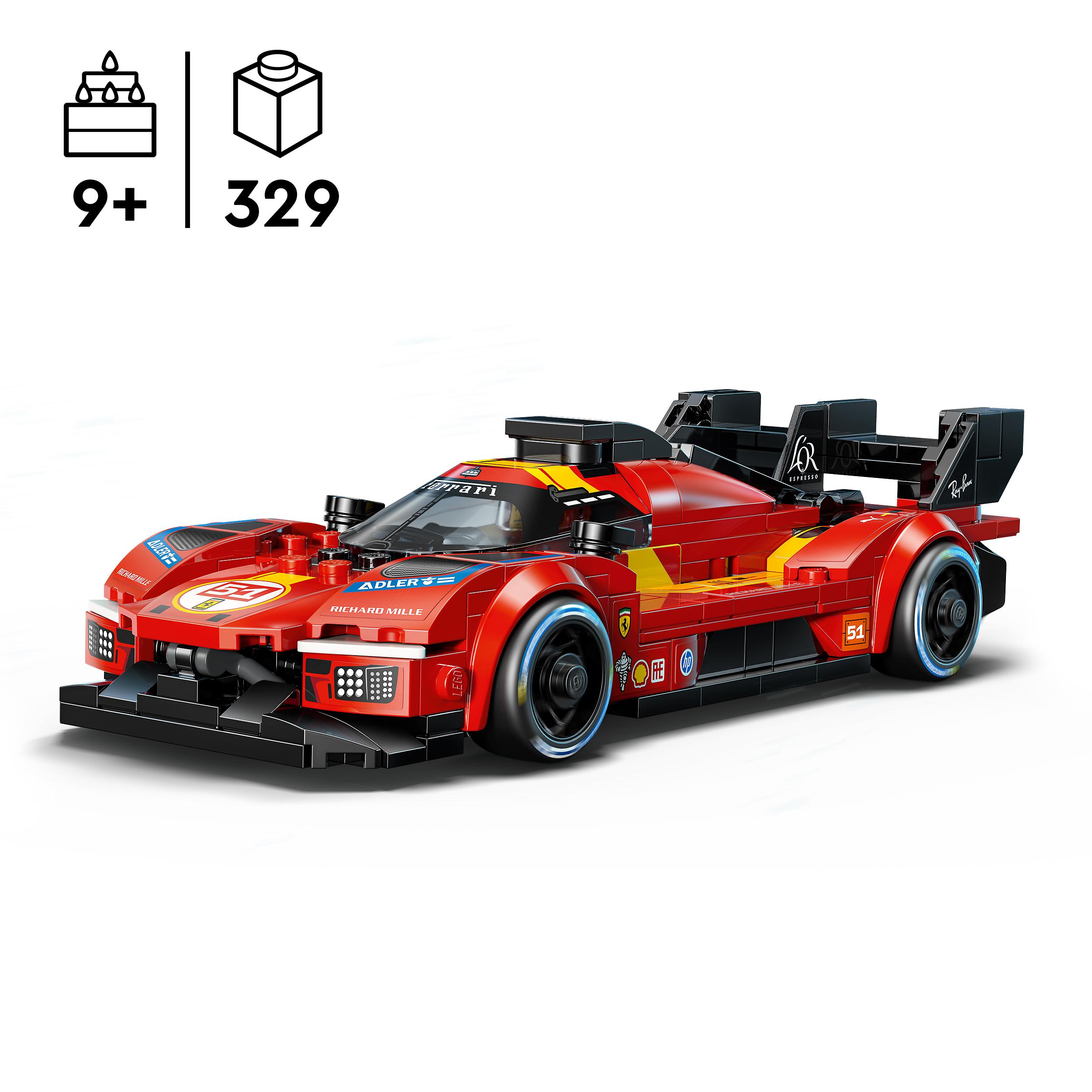 Voir la diapositive 2 : LEGO LEGO Speed Champions 77261 Ferrari 499P - Jouet Voiture pour Garçon ou Fille dès 9 ans