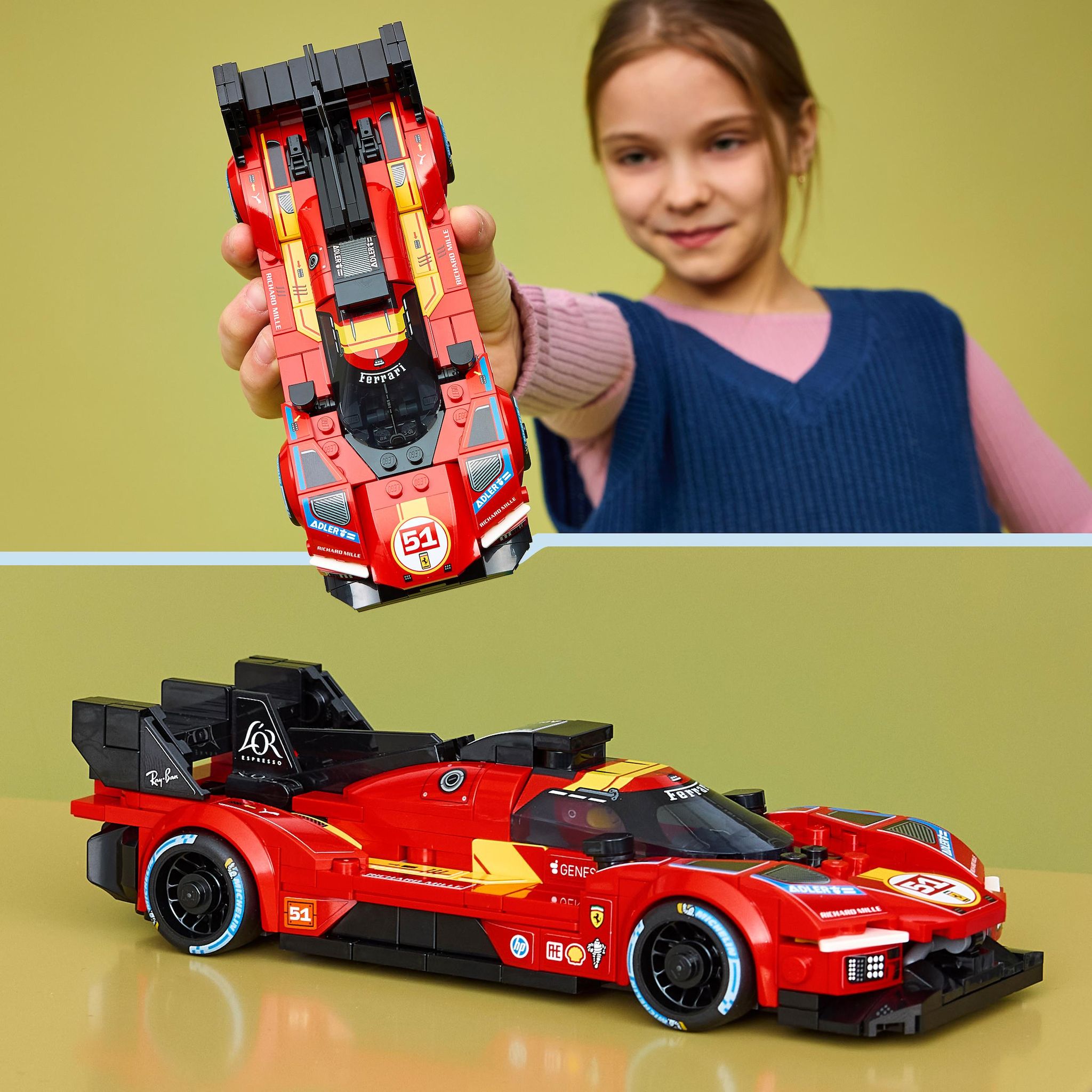 Voir la diapositive 5 : LEGO Speed Champions 77261 - Ferrari 499P