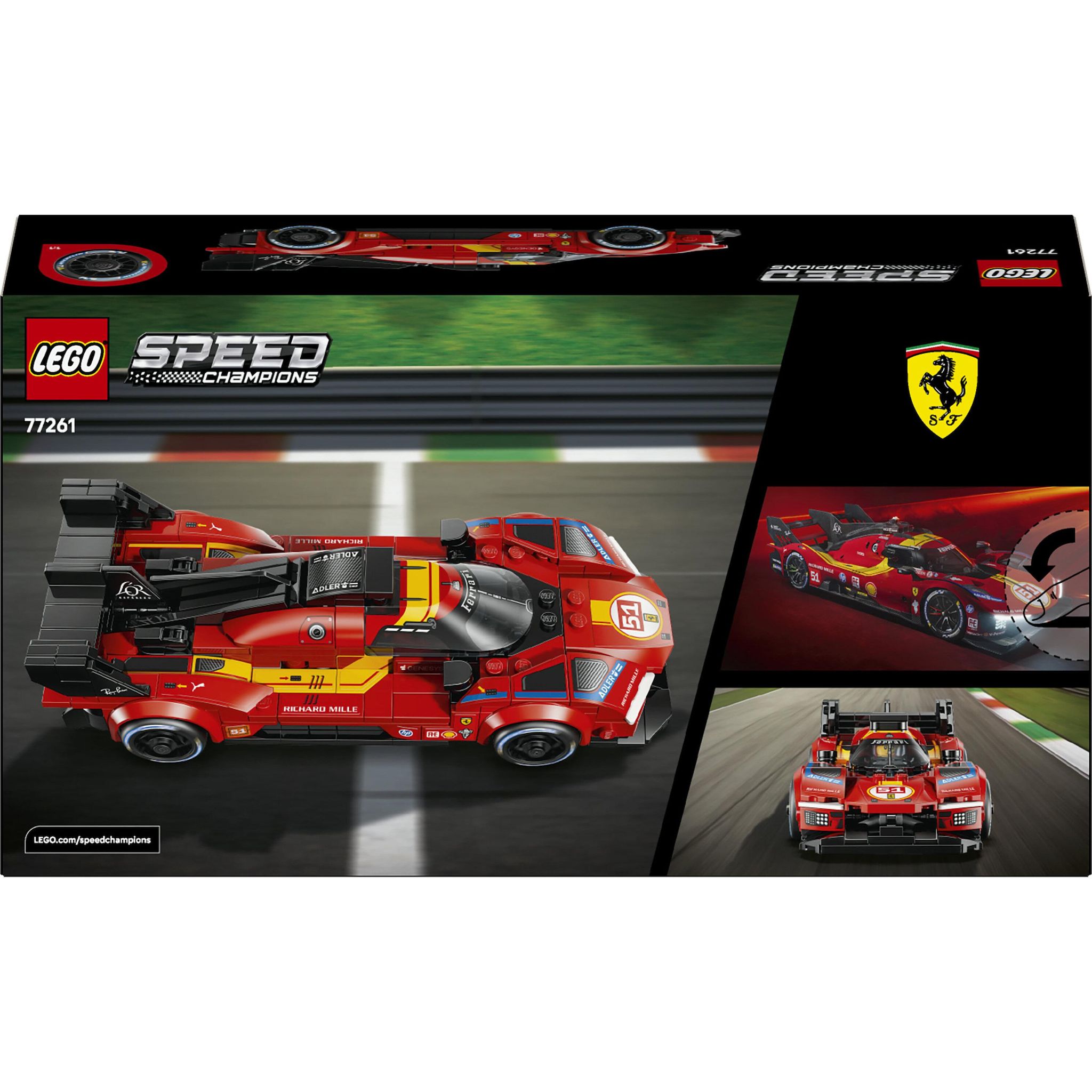 Voir la diapositive 6 : LEGO Speed Champions 77261 - Ferrari 499P