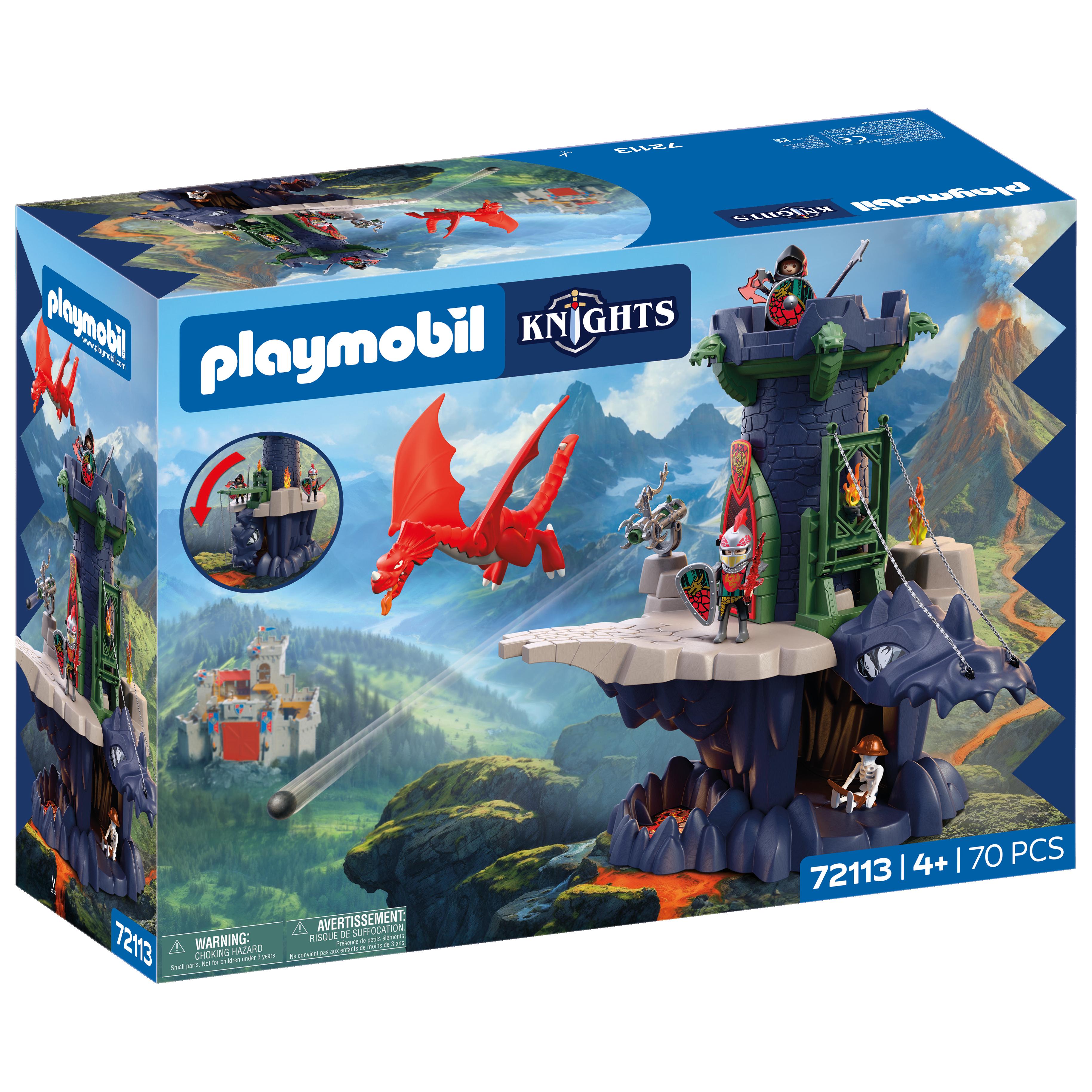 PLAYMOBIL 72113 Knights - Tour des chevaliers du Dragon