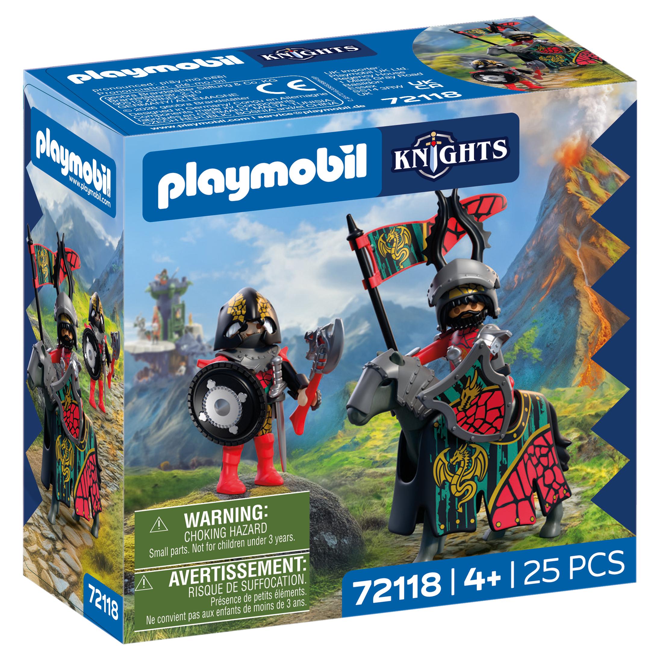 PLAYMOBIL 72118 Knights -Chef Chevalier du dragon