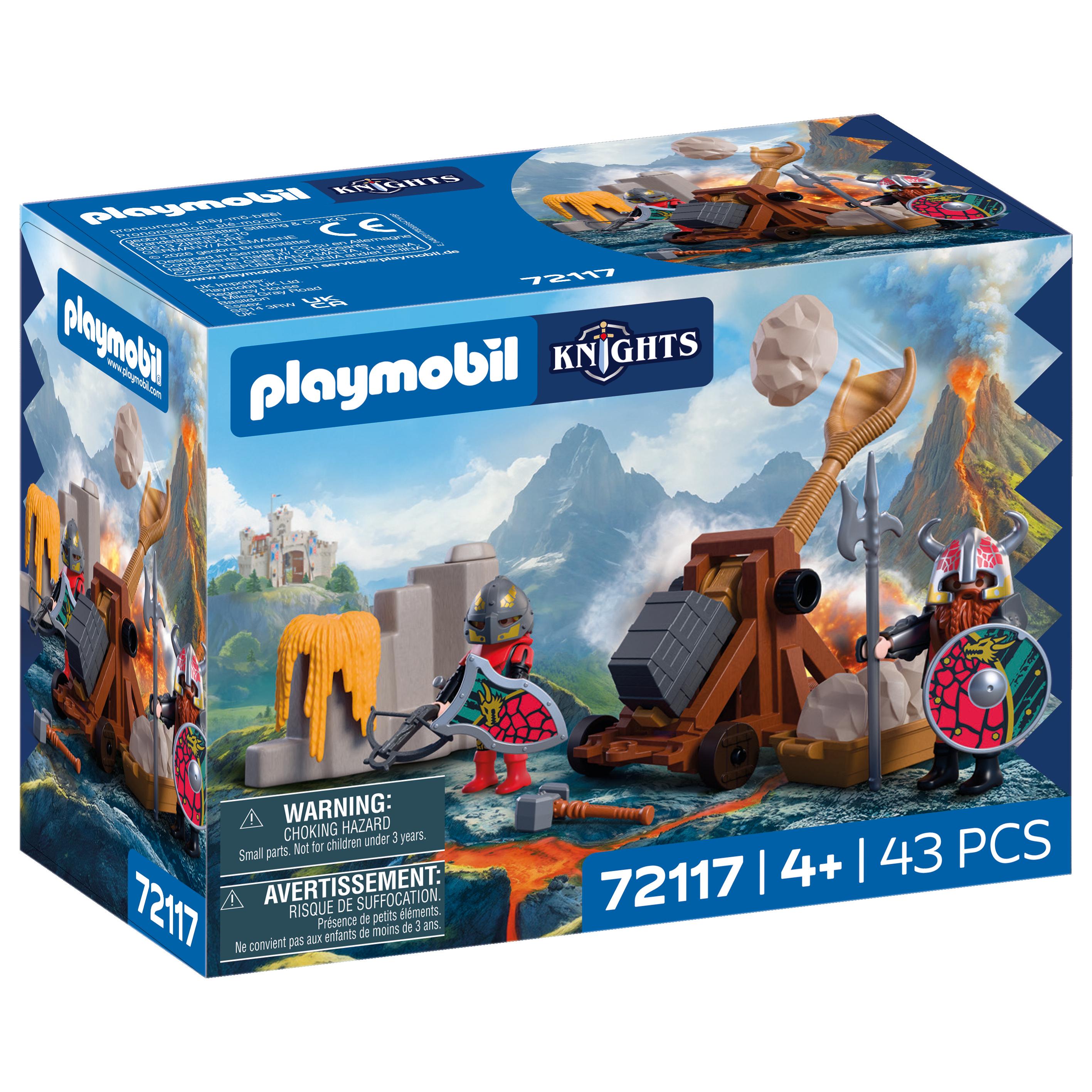 PLAYMOBIL 72117 Knights - Catapulte Chevaliers du Dragon
