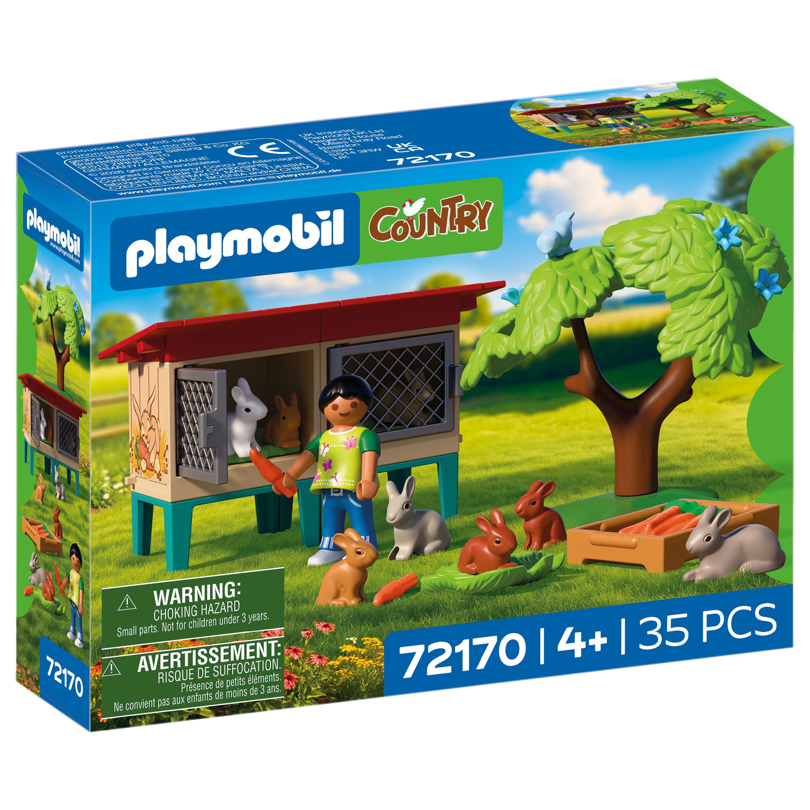 PLAYMOBIL 72170 Country - Clapier lapins et accessoires