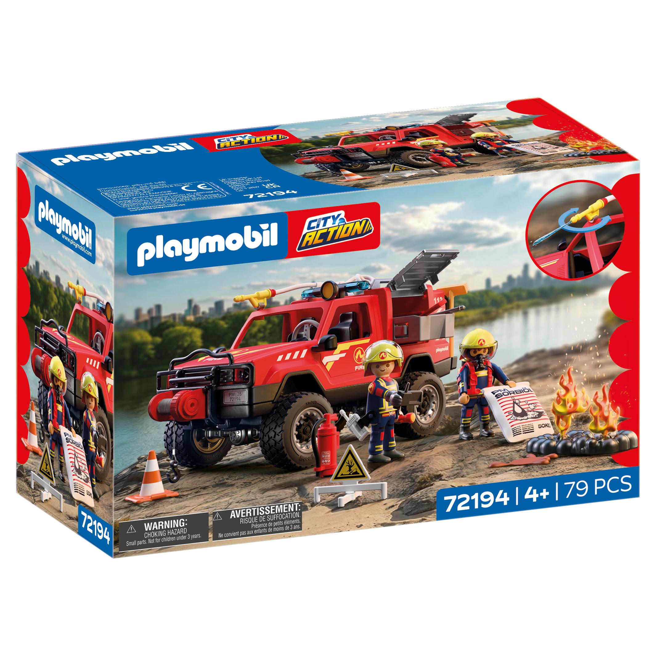 PLAYMOBIL 72194 City Action - Pick Up de Pompiers
