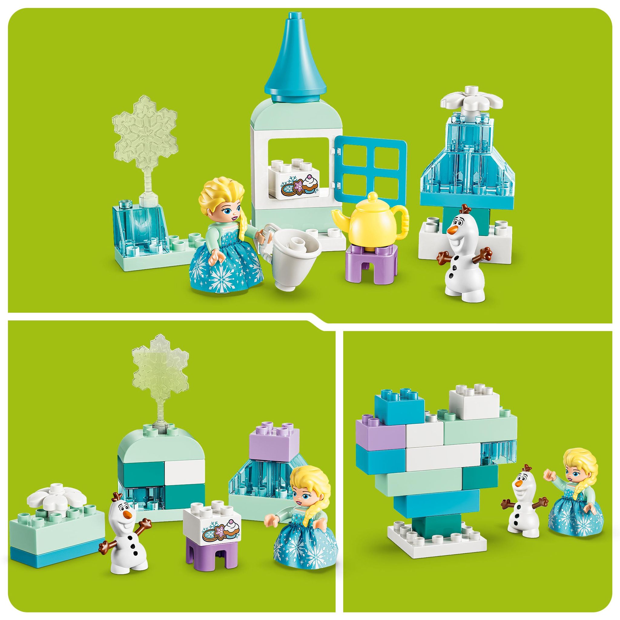 Voir la diapositive 4 : LEGO LEGO DUPLO | Disney 10462 Boîte Créative La Reine des Neiges avec Elsa et Olaf - Motricité