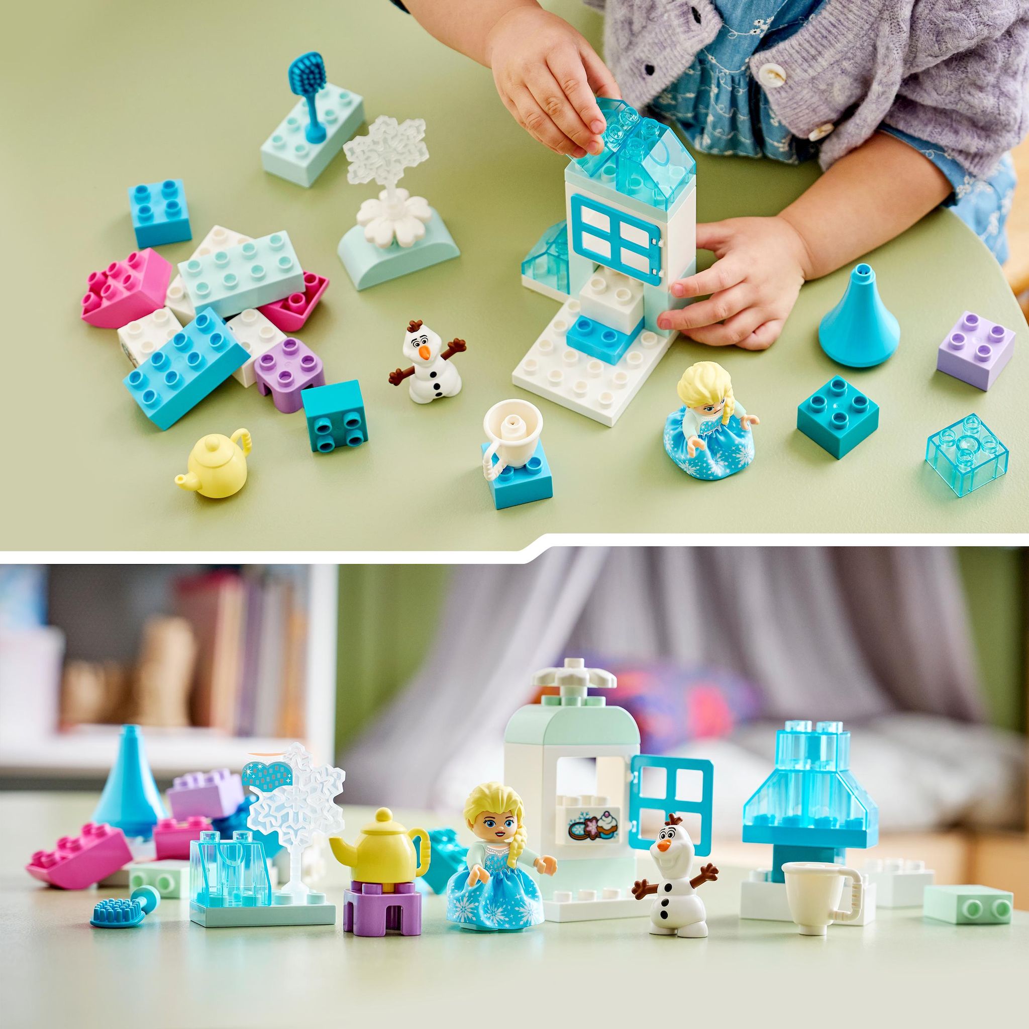 Voir la diapositive 6 : LEGO LEGO DUPLO | Disney 10462 Boîte Créative La Reine des Neiges avec Elsa et Olaf - Motricité