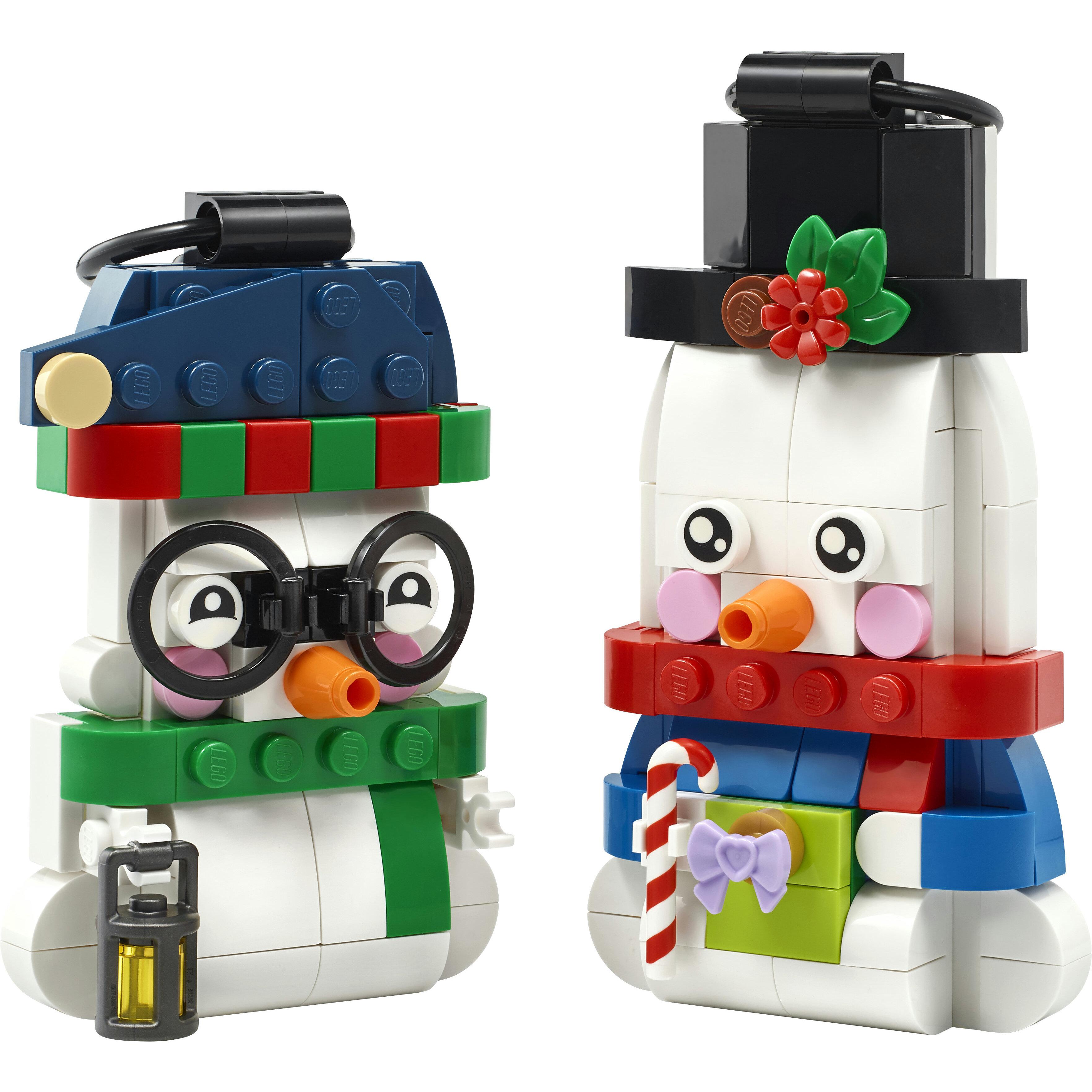 Voir la diapositive 2 : LEGO 40812 - Les bonhommes de neige décoratifs