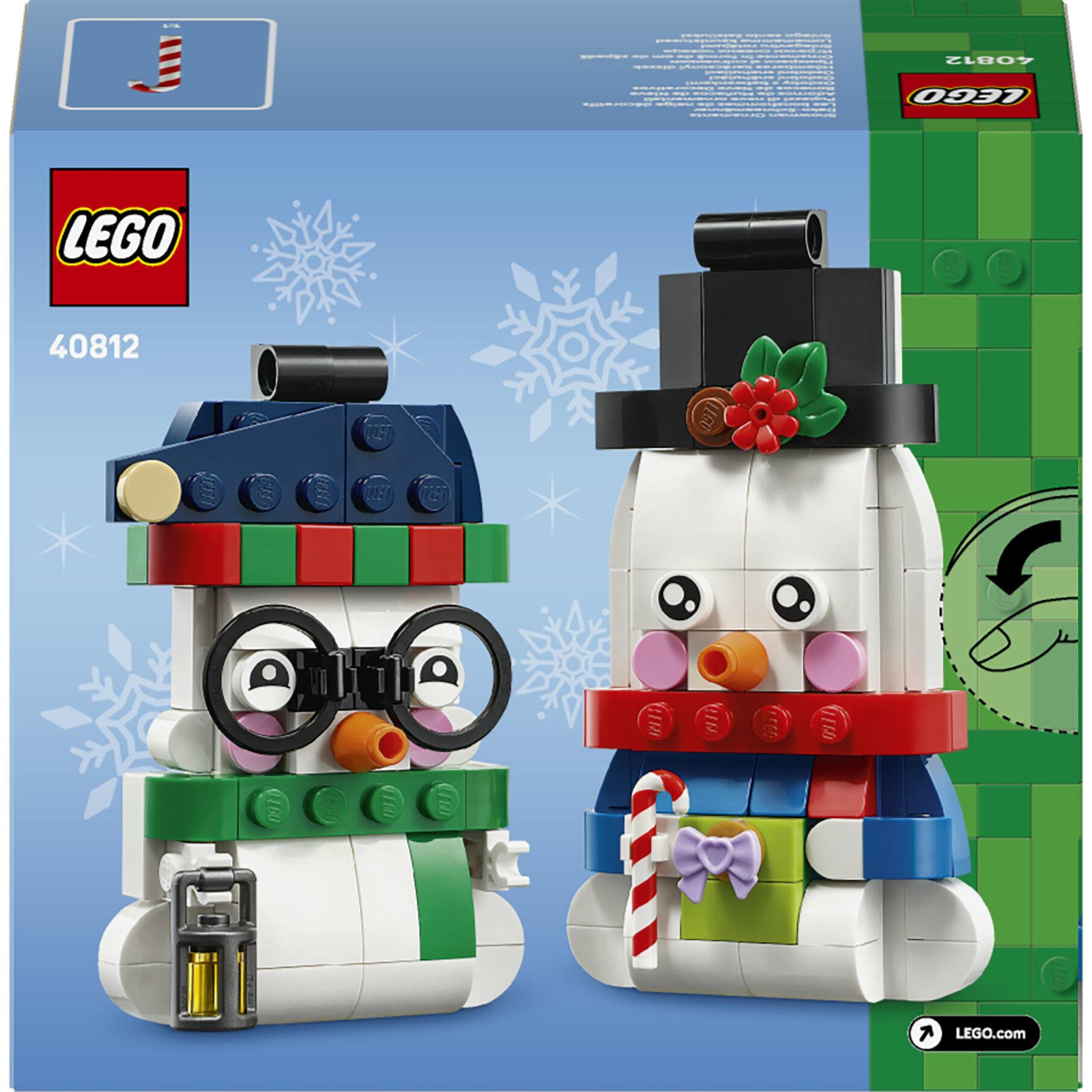 Voir la diapositive 7 : LEGO 40812 - Les bonhommes de neige décoratifs
