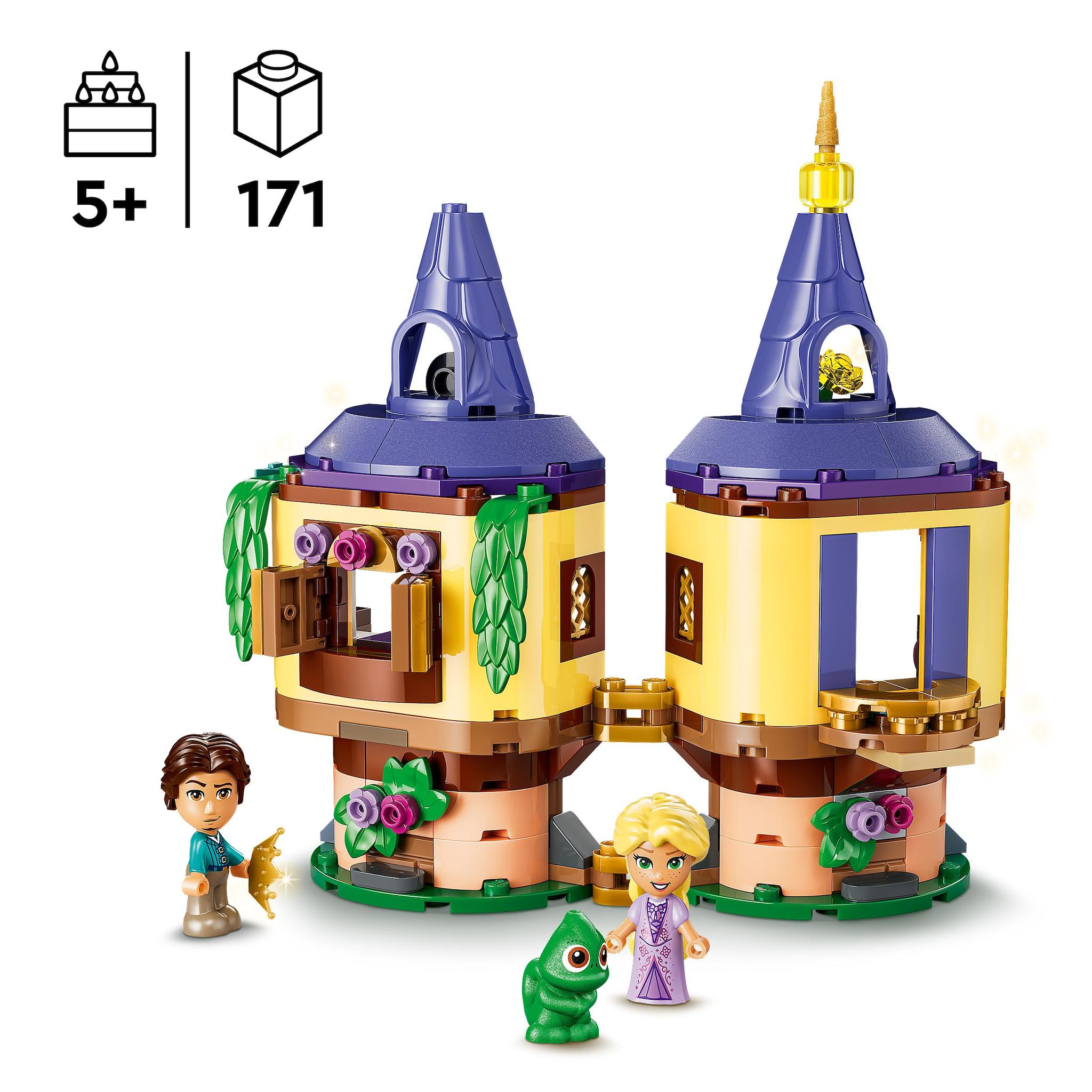Voir la diapositive 3 : LEGO Disney Princess 43294 - La tour de Raiponce