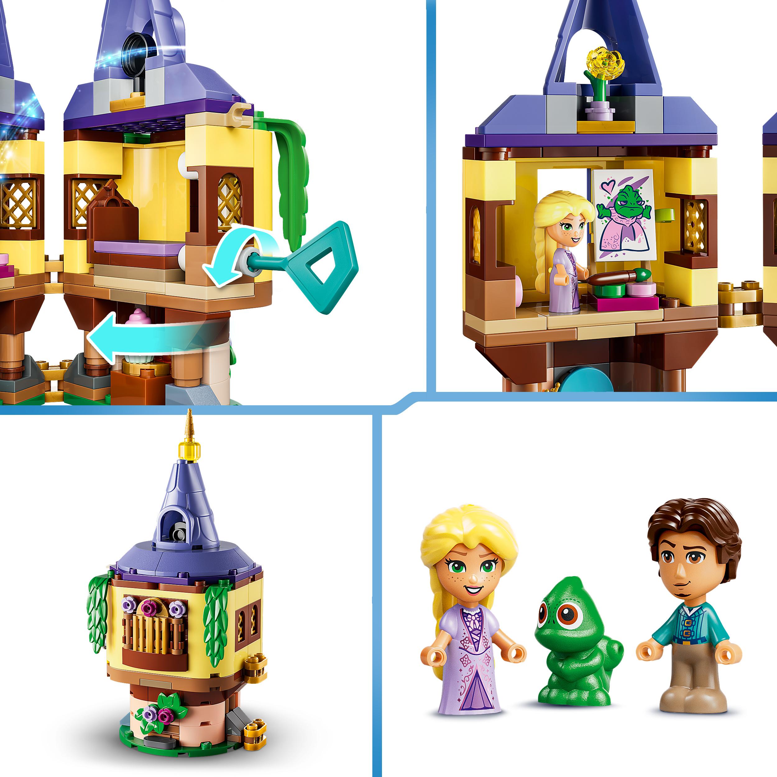Voir la diapositive 5 : LEGO LEGO ǀ Disney Princess 43294 La Tour de Raiponce - Jeu de Construction dès 5 ans - Cadeau