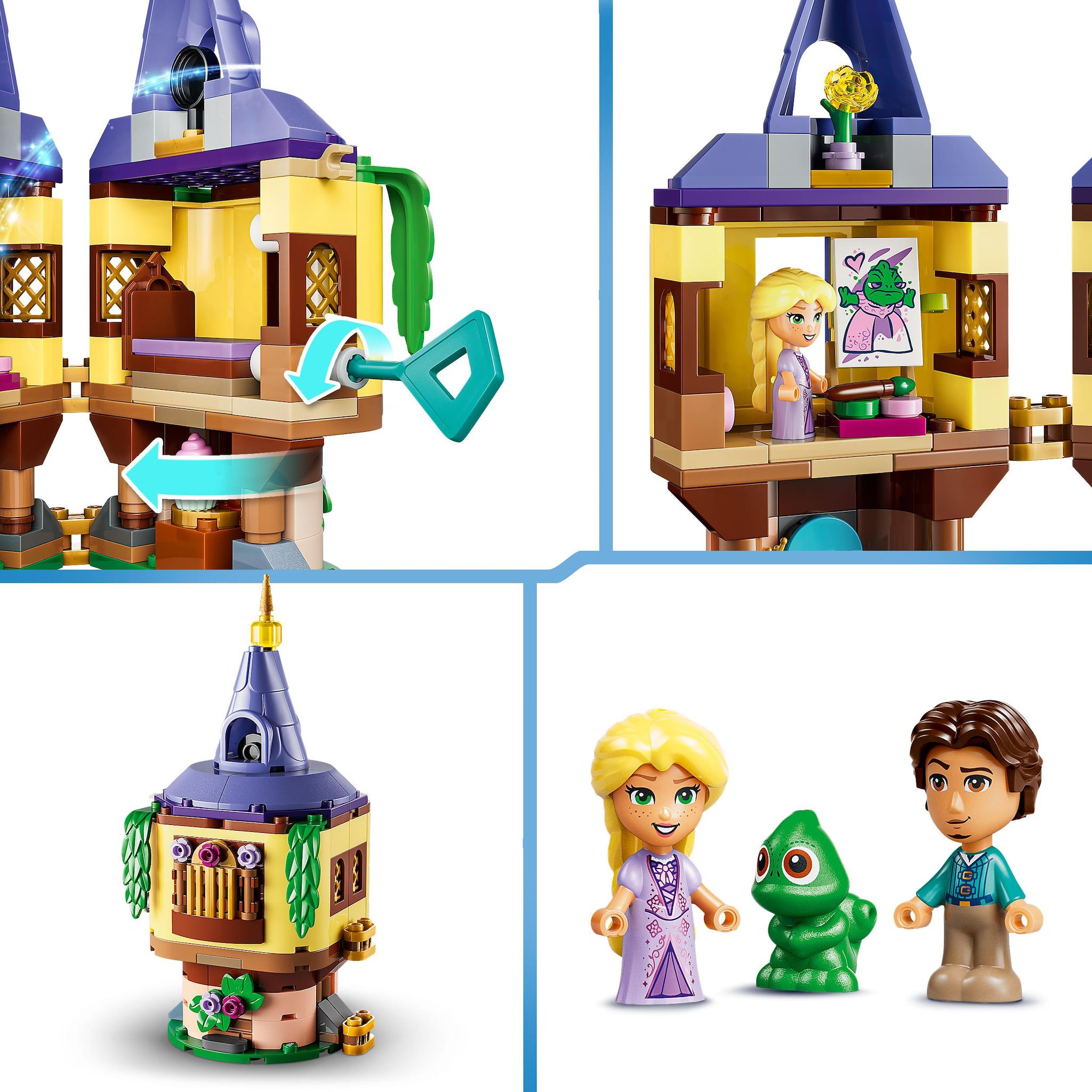 Voir la diapositive 5 : LEGO Disney Princess 43294 - La tour de Raiponce