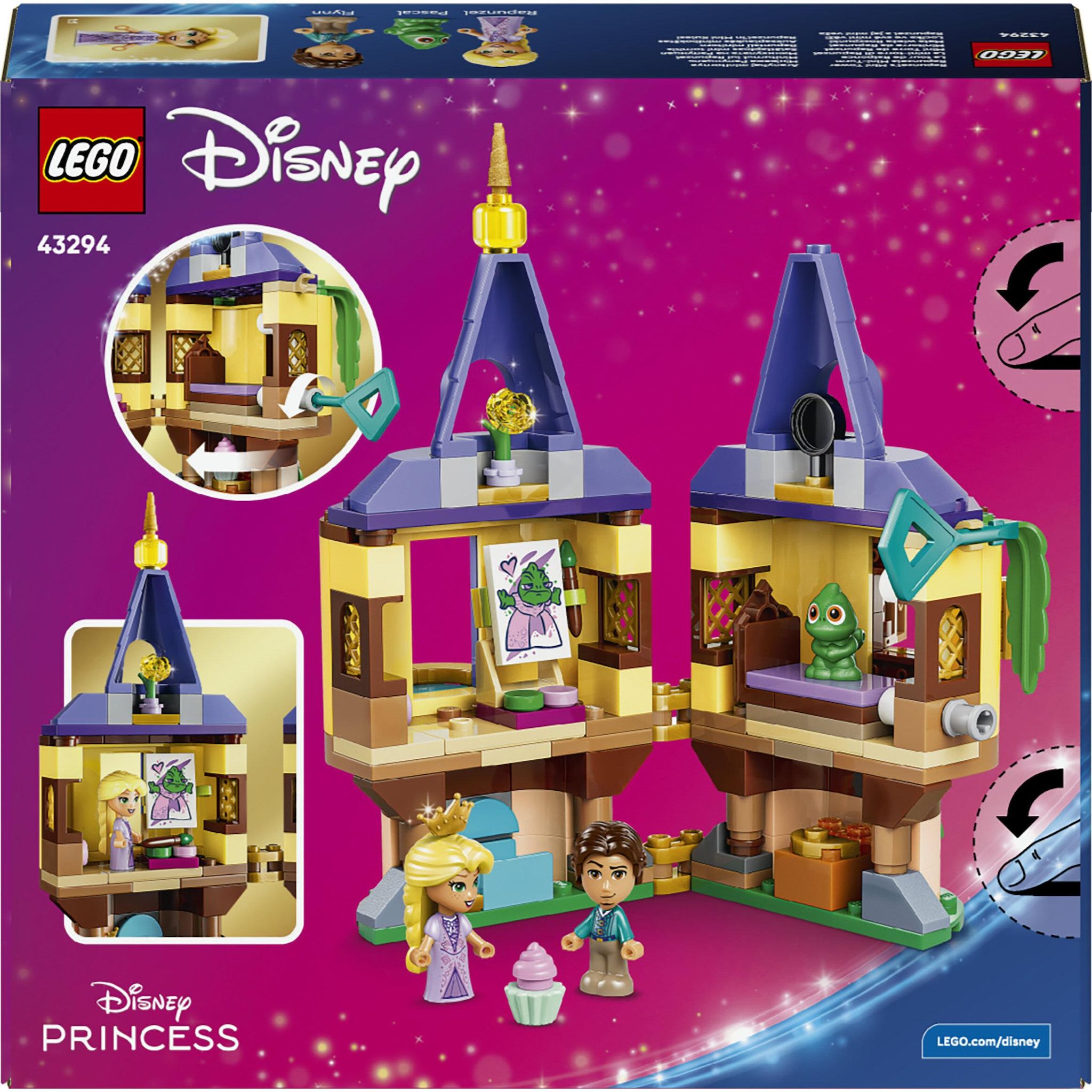 Voir la diapositive 7 : LEGO Disney Princess 43294 - La tour de Raiponce