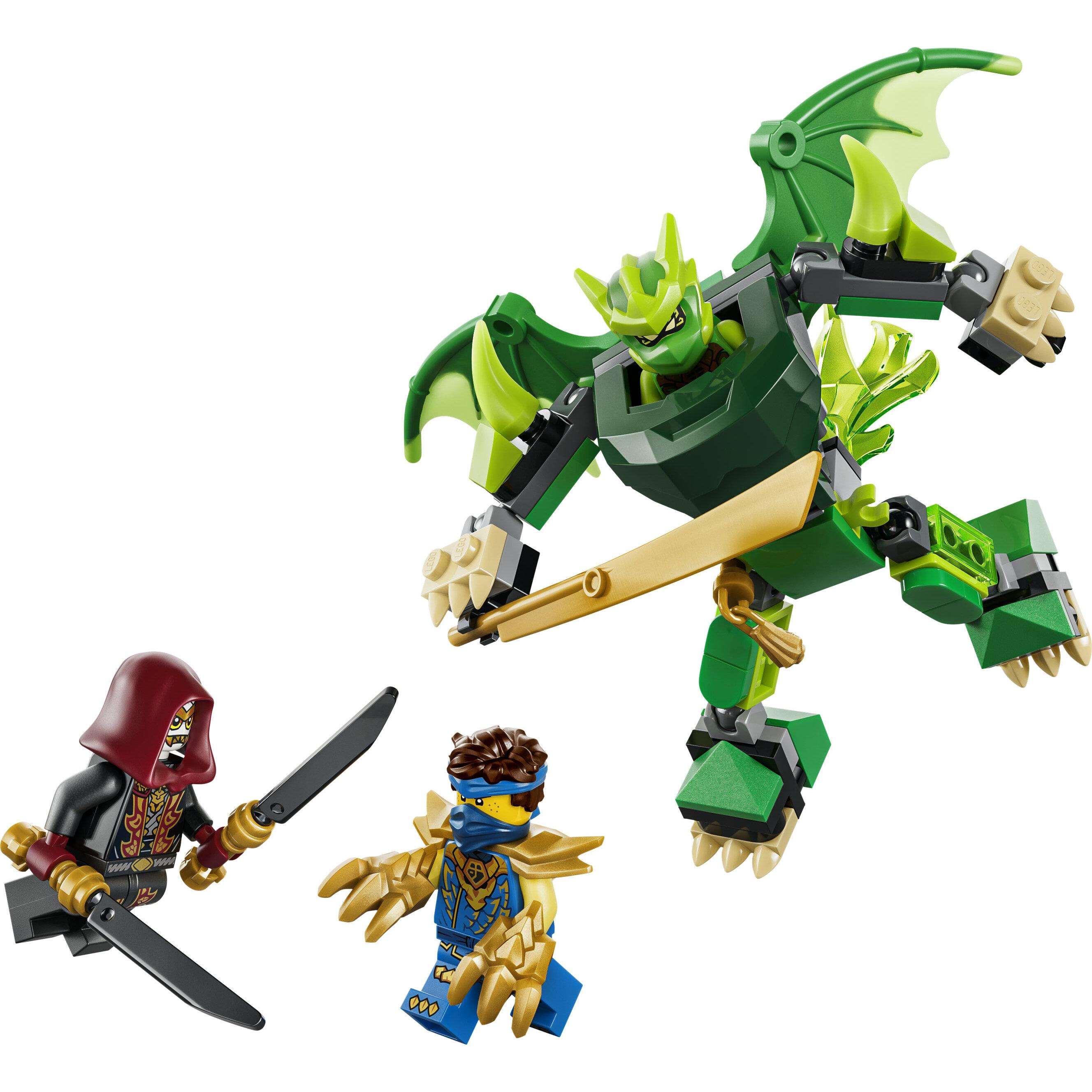 Voir la diapositive 2 : LEGO LEGO NINJAGO 71862 Pack de Combat : le Robot Dragon de Lloyd - Jeu Ninja 6 ans - Cadeau