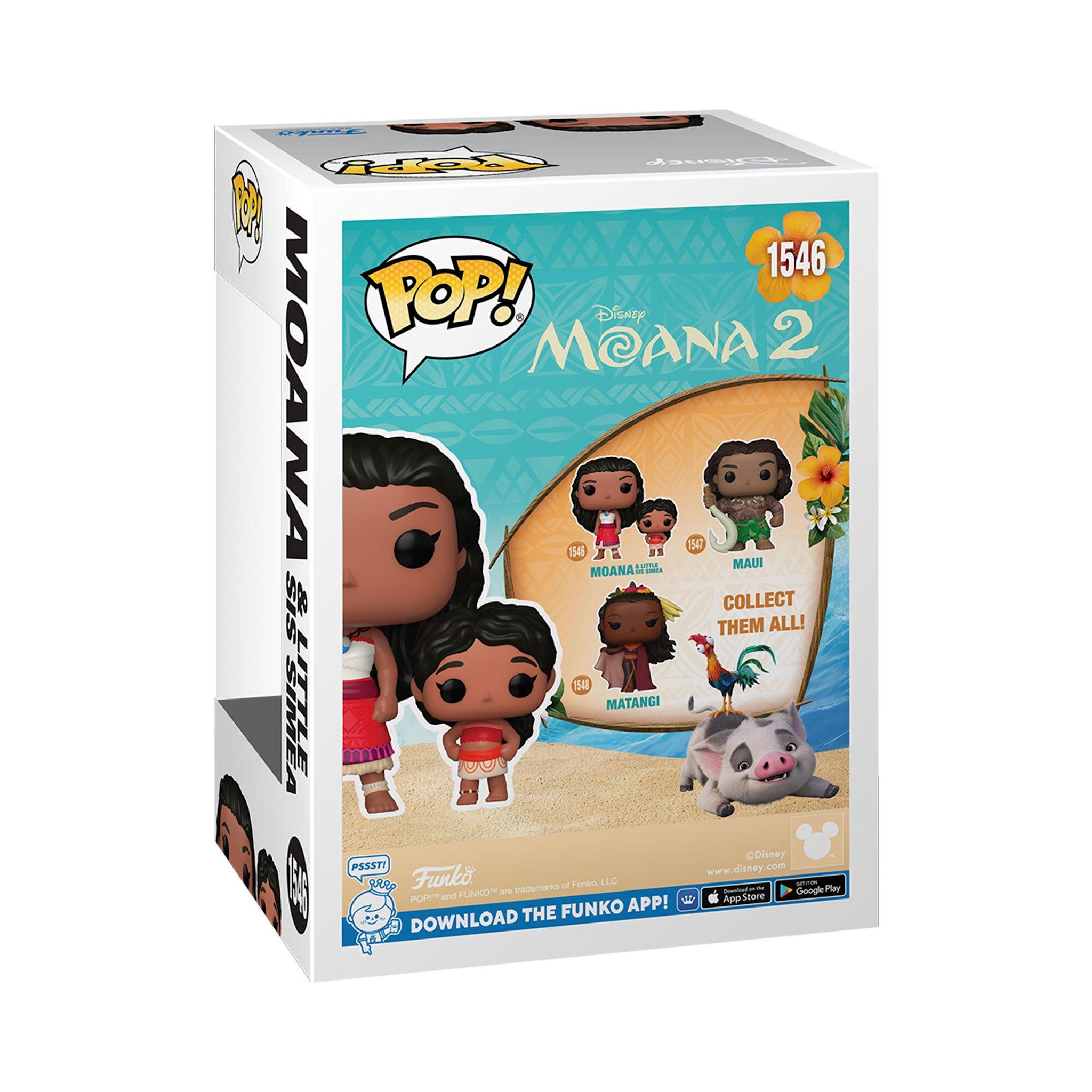 Voir la diapositive 3 : FUNKO Figurine Pop Moana & little sis Simea Moana 2 Disney