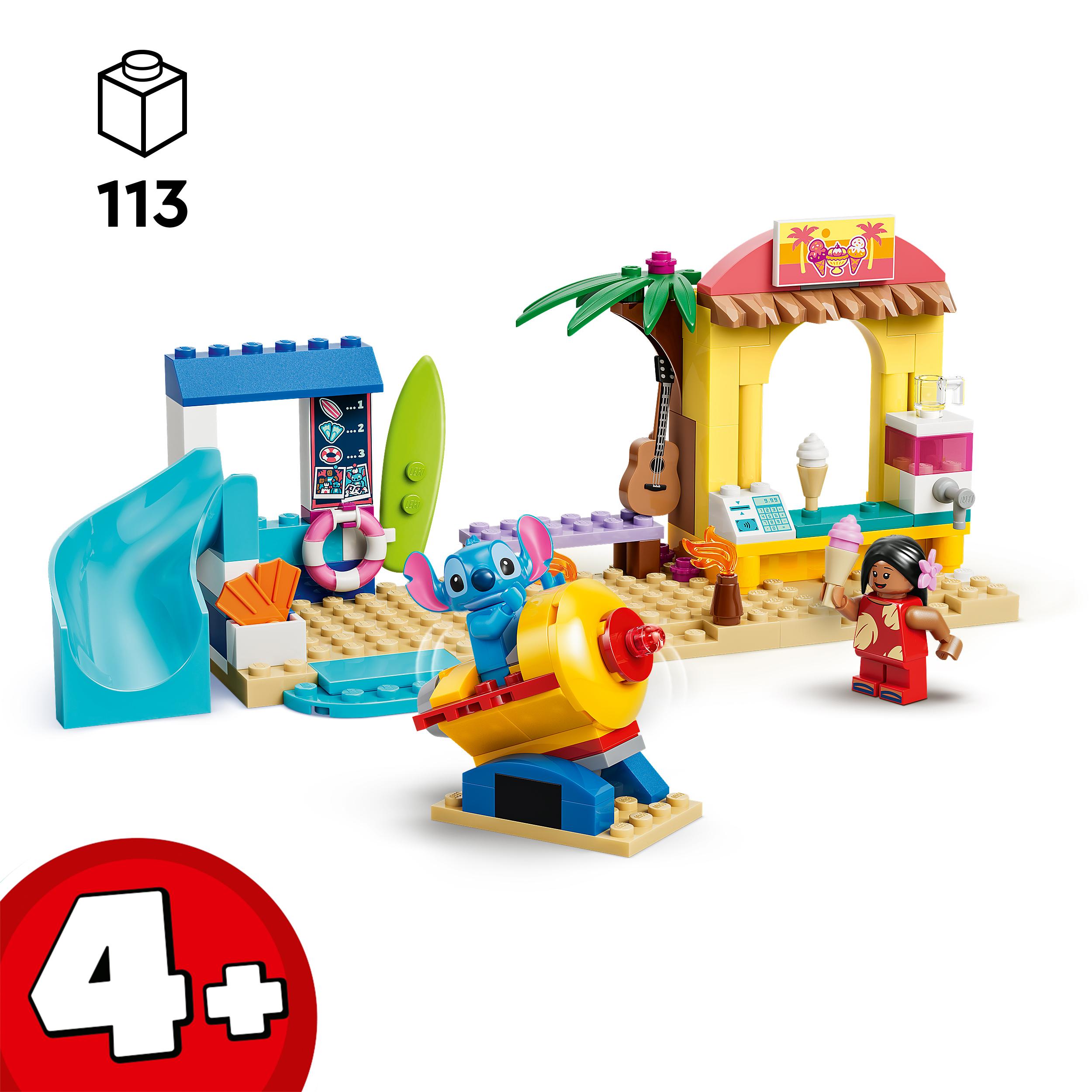 Voir la diapositive 3 : LEGO Disney 43280 - Jeux de plage avec Lilo et Stitch